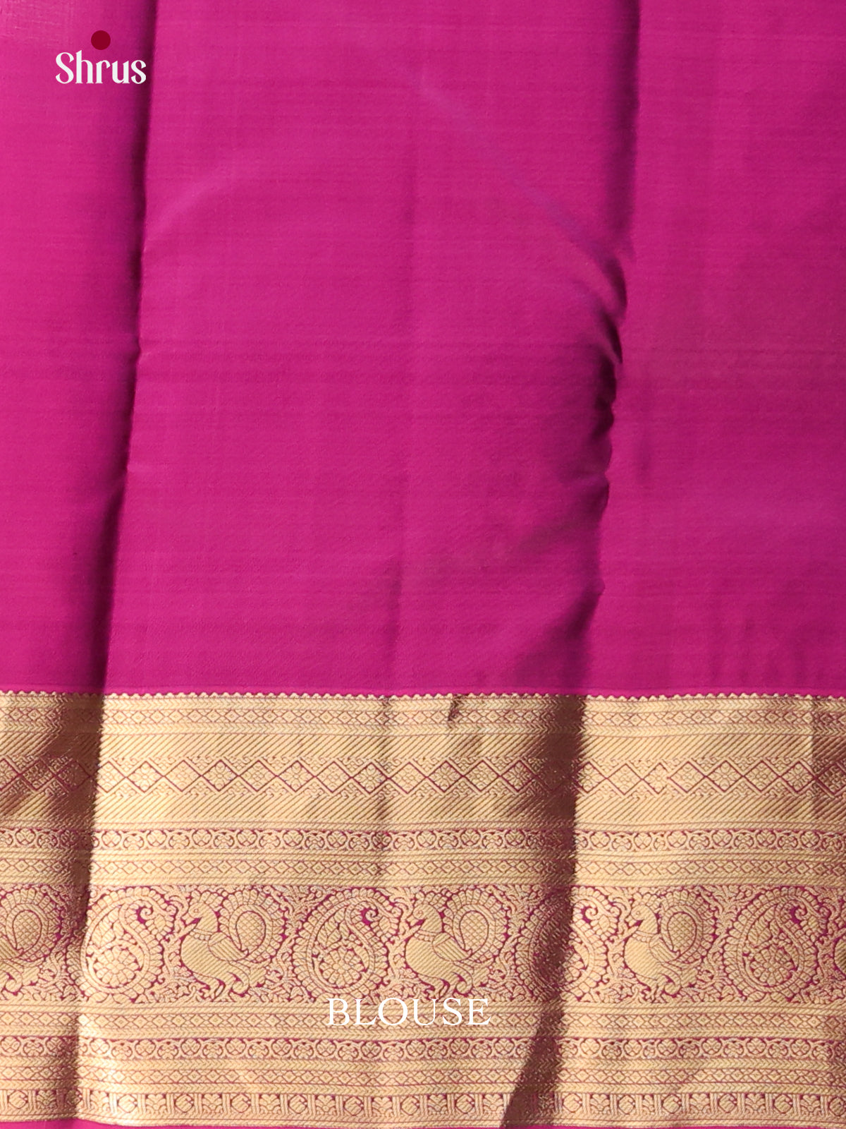 Grey & Purple - Kanchipuram-halfpure Saree - Shop on Shrus.com