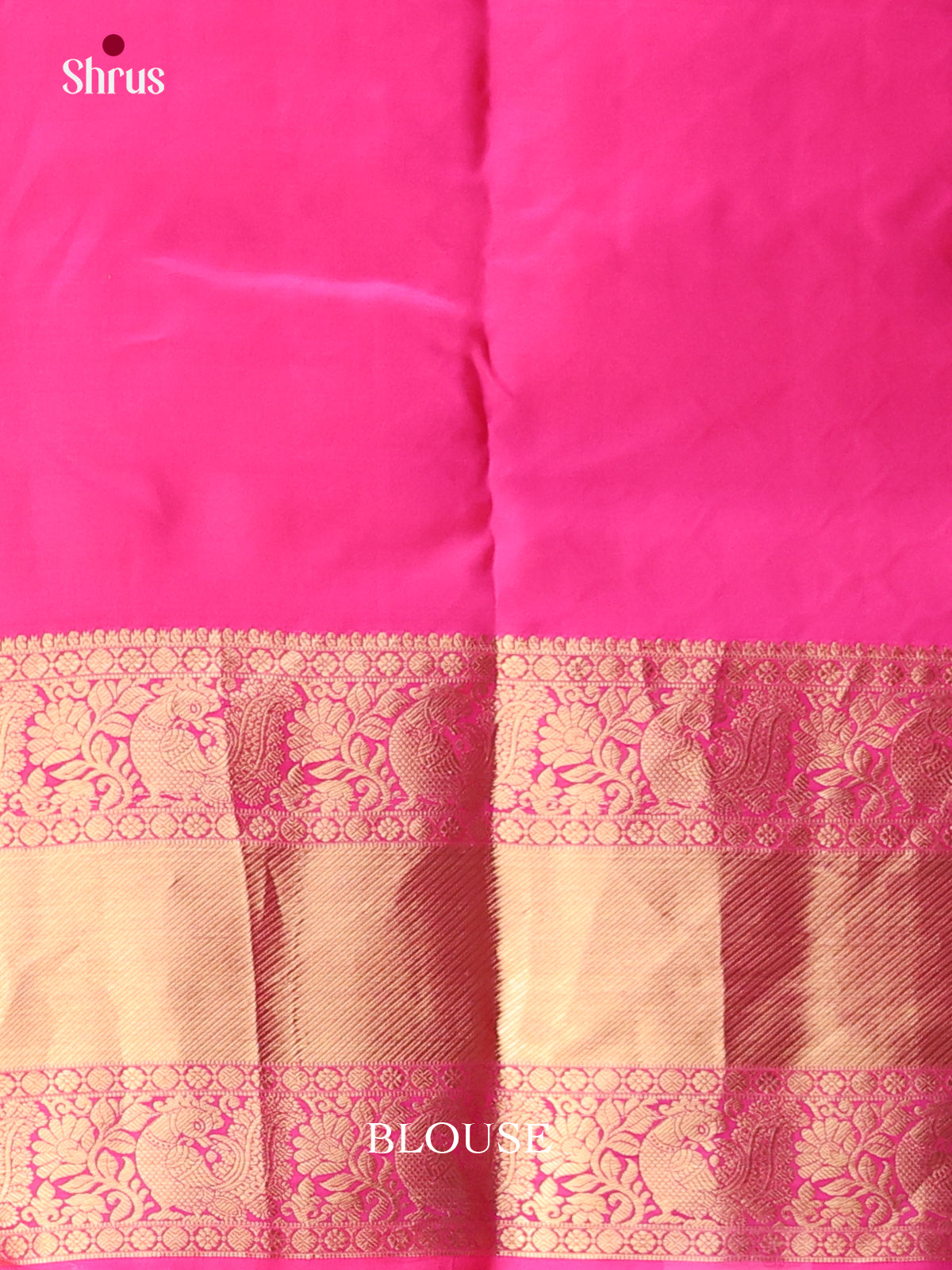 Double Shaded Green & Pink - Kanchipuram-halfpure Saree - Shop on Shrus.com