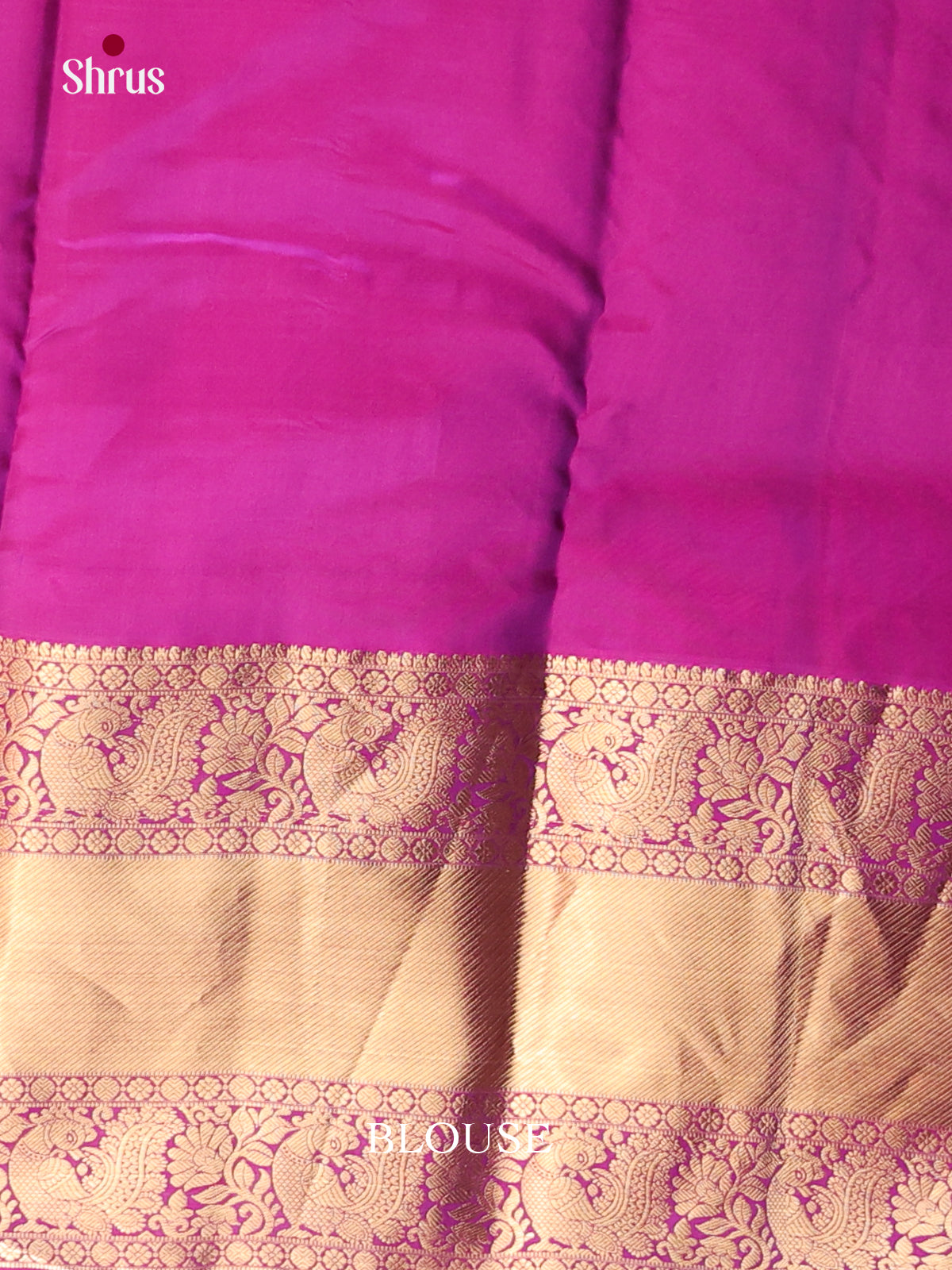 Blue & Purple - Kanchipuram-halfpure Saree