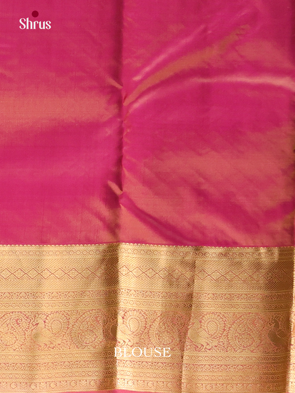 Parrot Green & Purple - Kanchipuram-halfpure Saree - Shop on Shrus.com