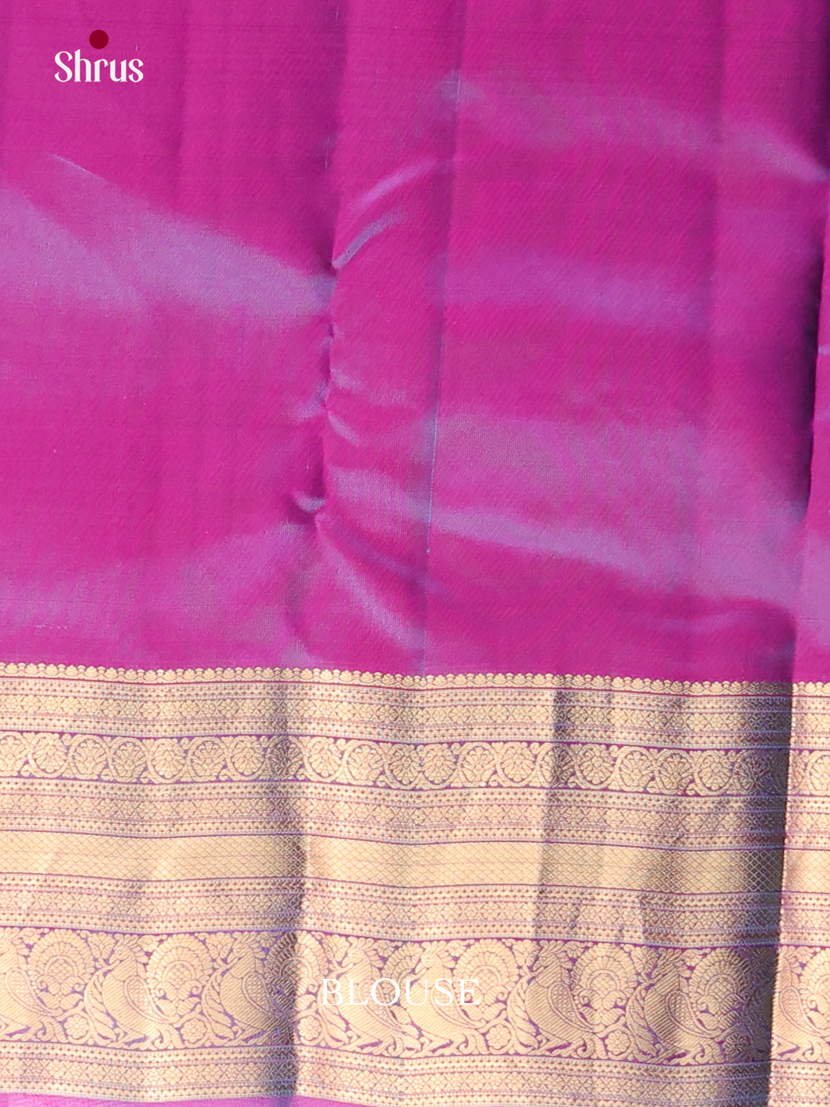 Blue & Purple - Kanchipuram-halfpure Saree