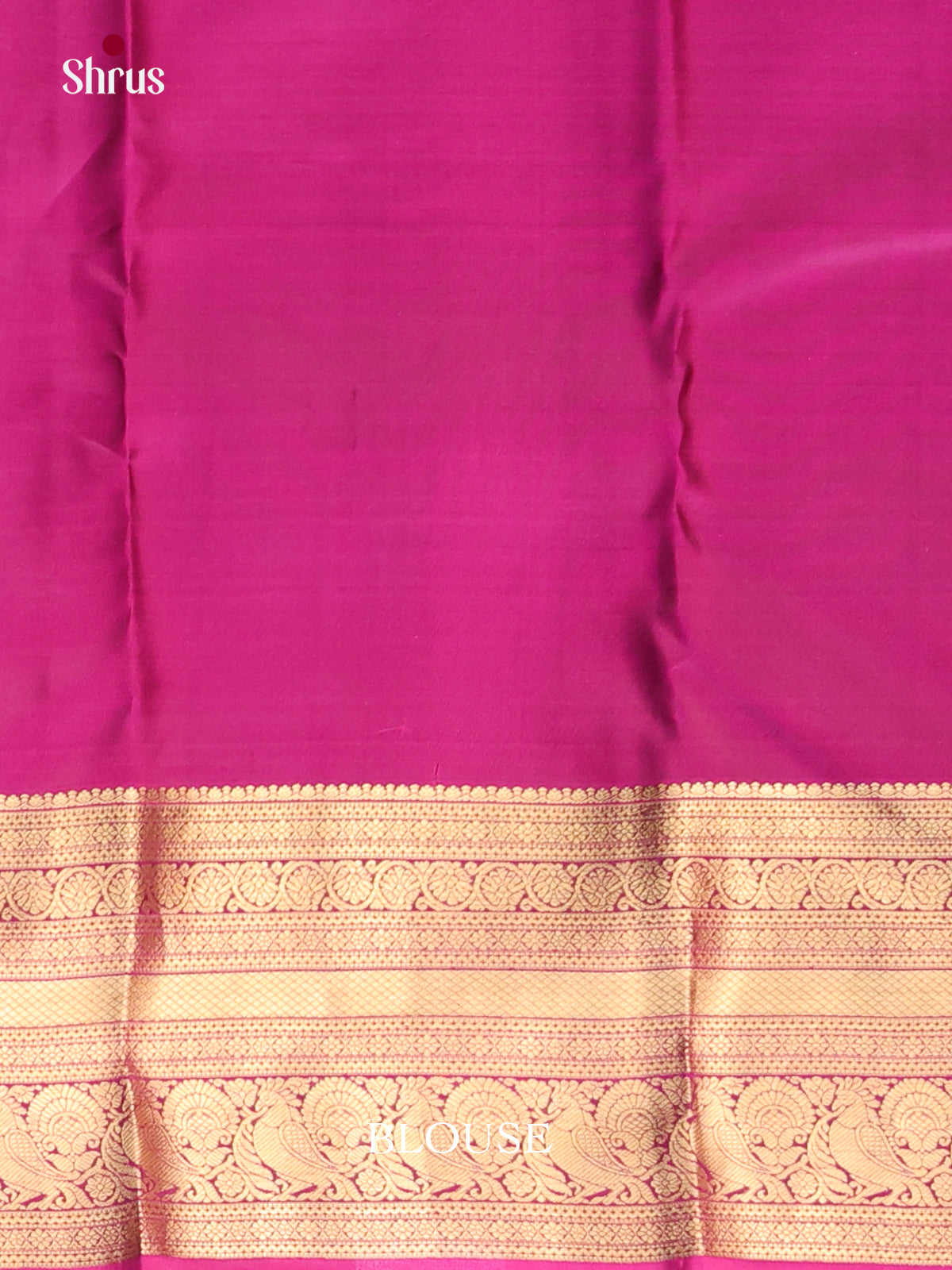 Mehandi Green & Purple - Kanchipuram-halfpure Saree - Shop on Shrus.com