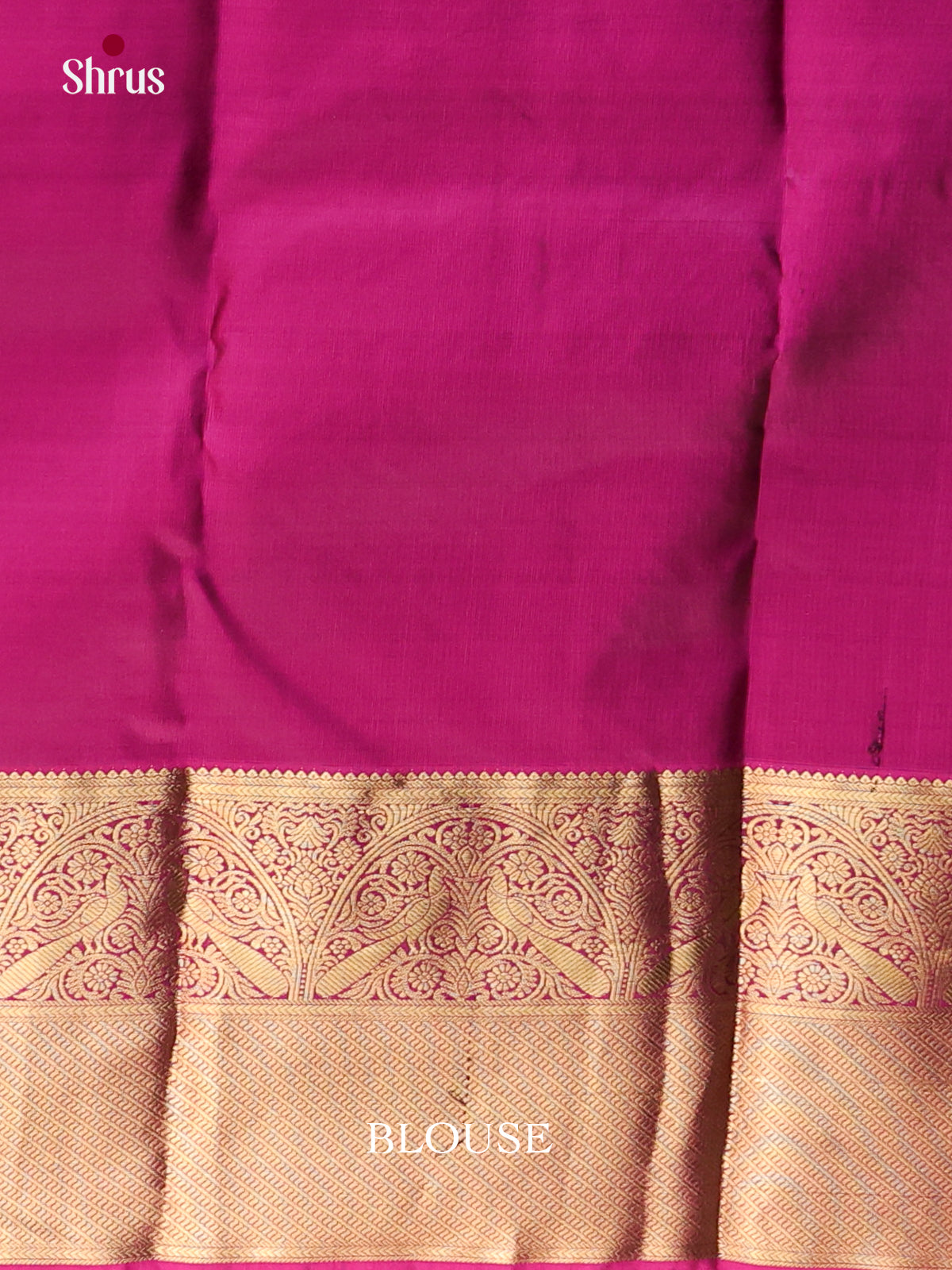 Green & Purple- Kanchipuram-halfpure Saree - Shop on Shrus.com