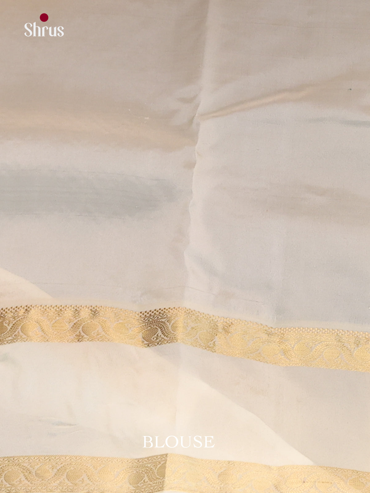 Dark Green & Cream - Kanchipuram-halfpure Saree - Shop on Shrus.com