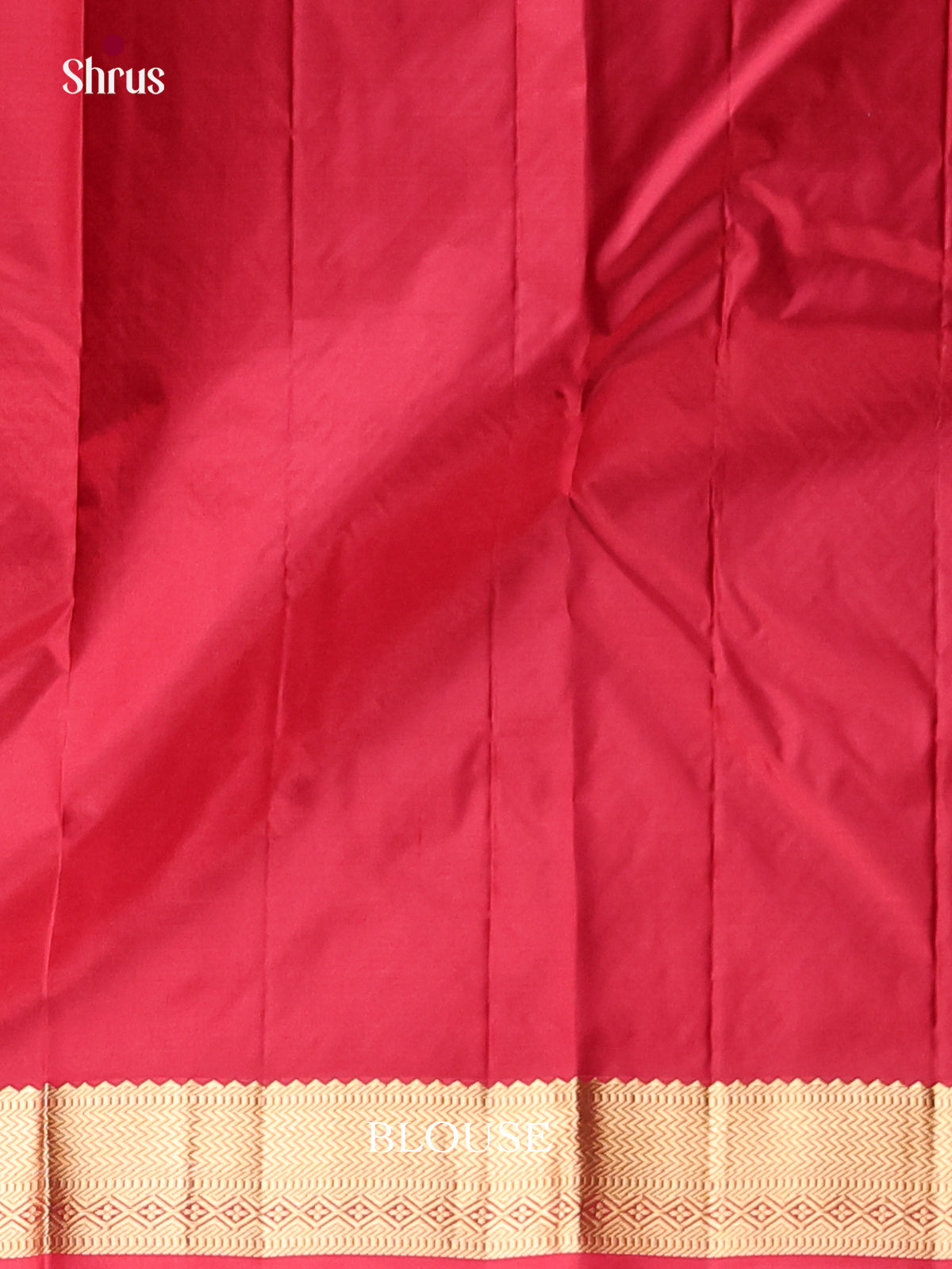 shiny pink Kanchipuram Butta design Saree -2