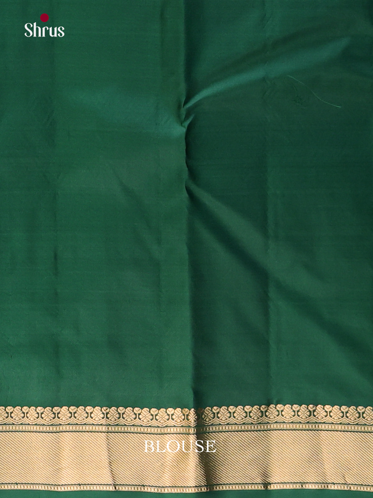 Full green Kanchipuram Butta design Saree -2