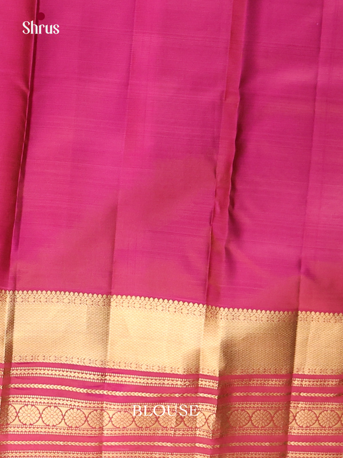 Mustard yellow and pink Kanchipuram Butta design Saree -2