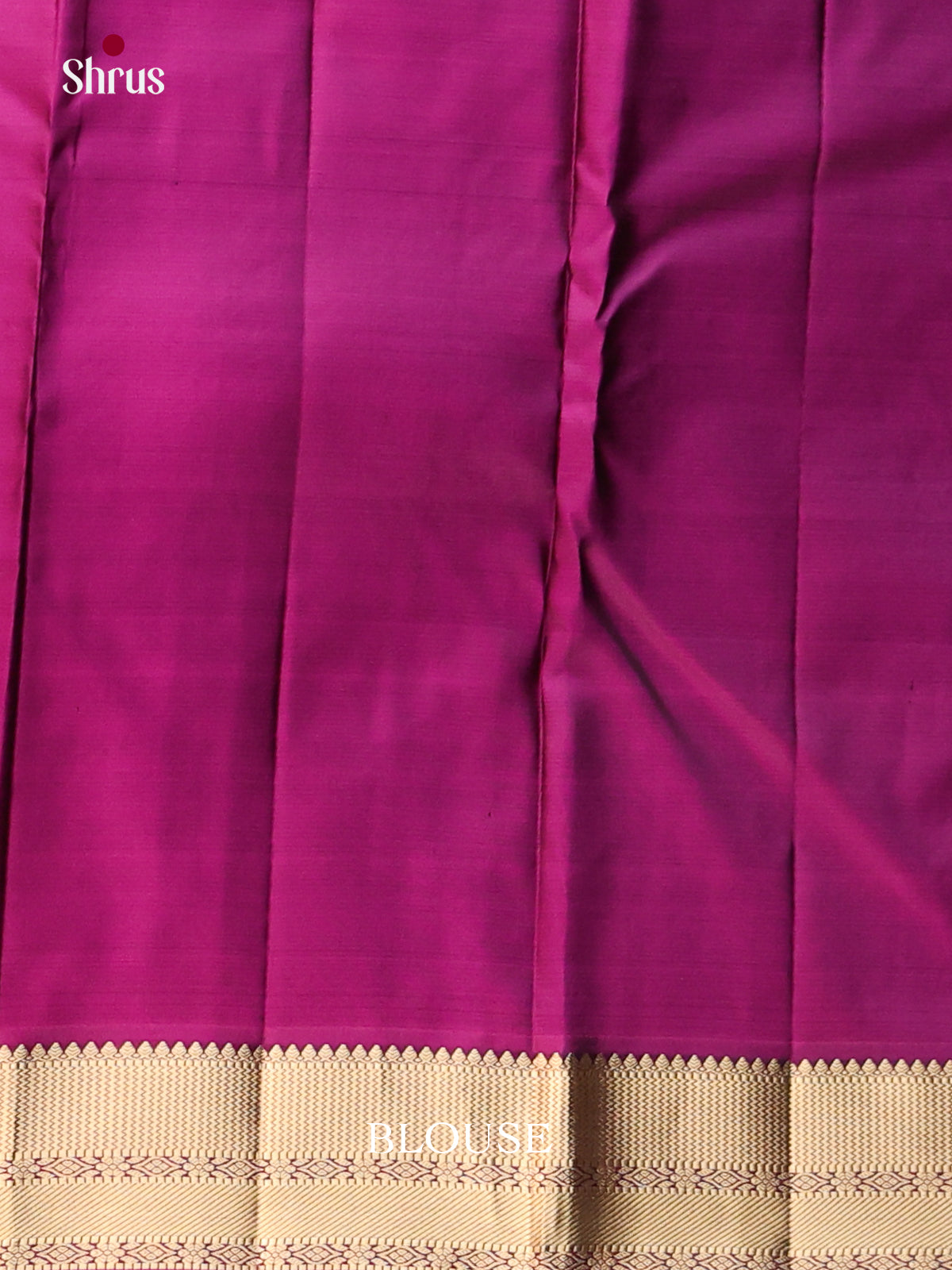 Red and Majanta Kanchipuram silk Saree -2