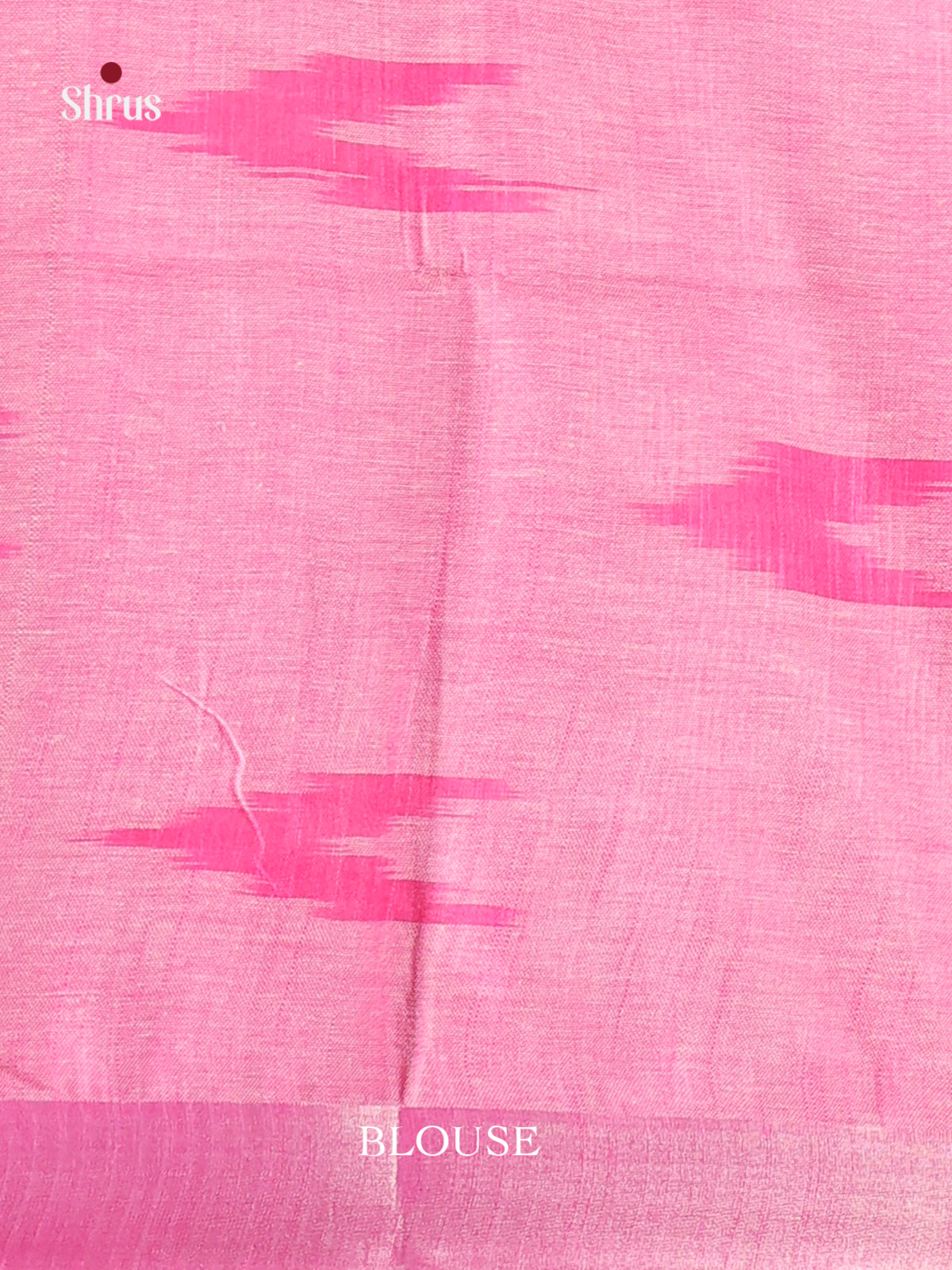 Grey & Pink - Semi Ikkat Saree