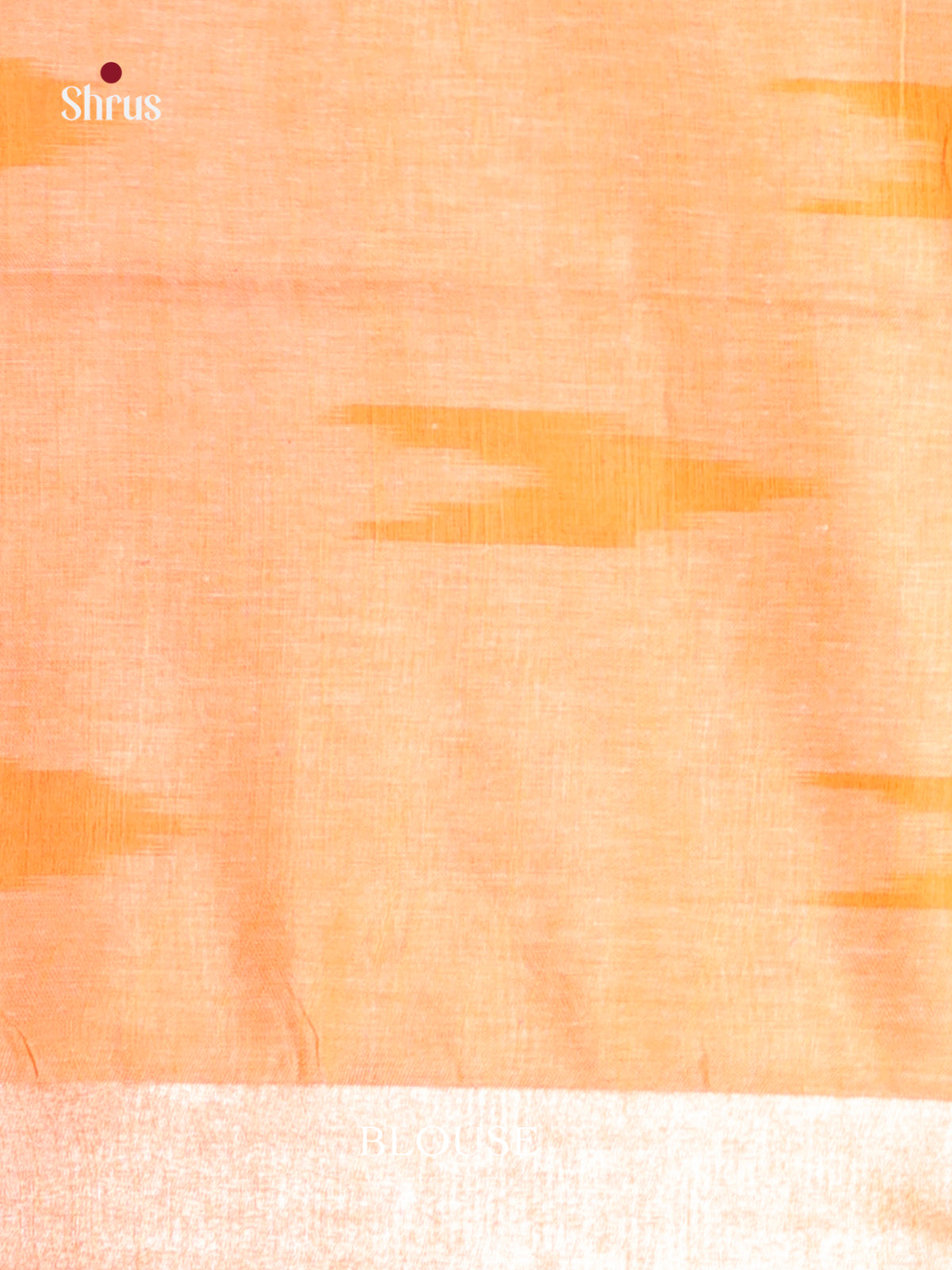 Light Blue & Peach- Semi Ikkat Saree - Shop on Shrus.com