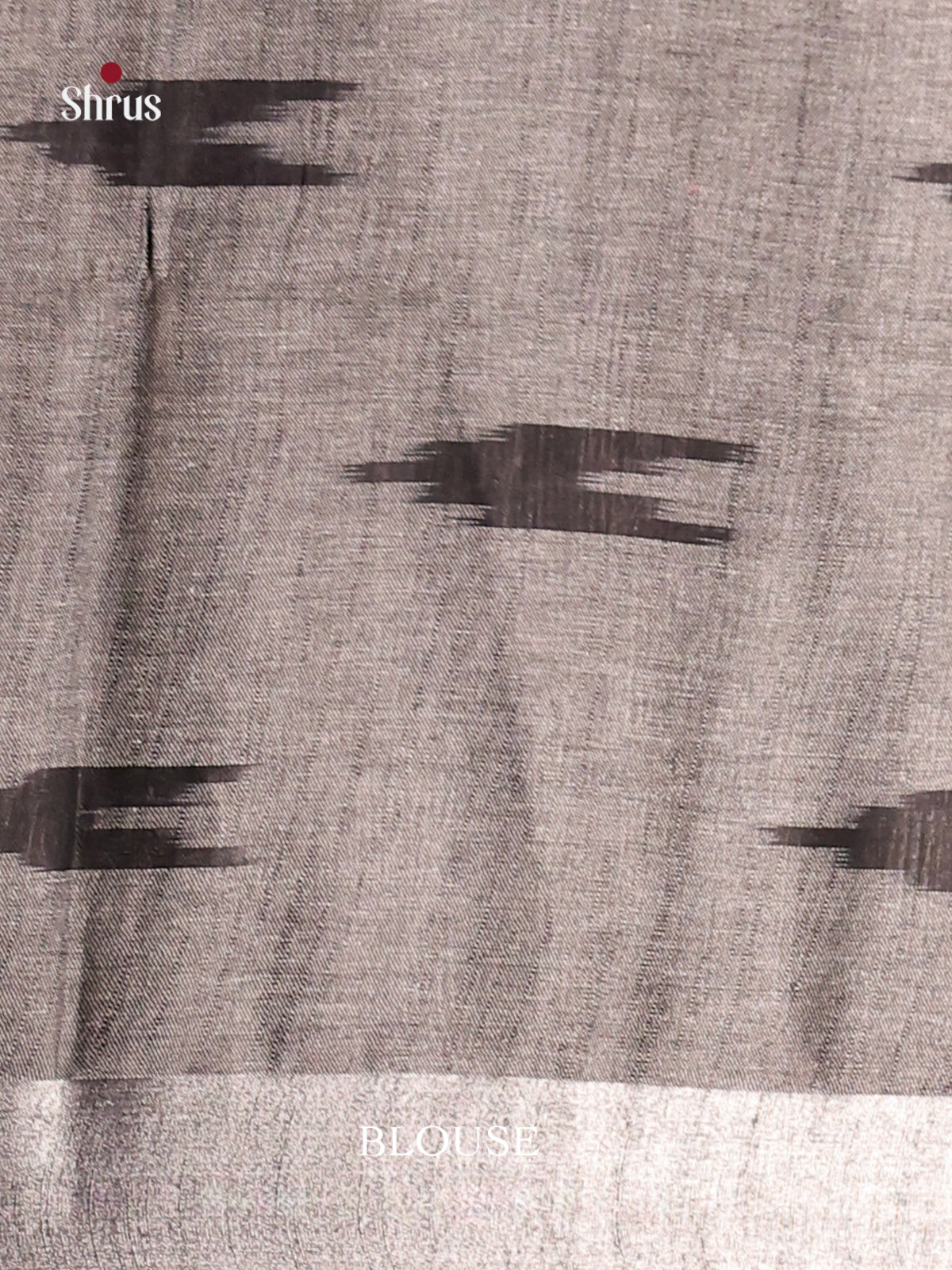 Sky Blue & Grey- Semi Ikkat Saree