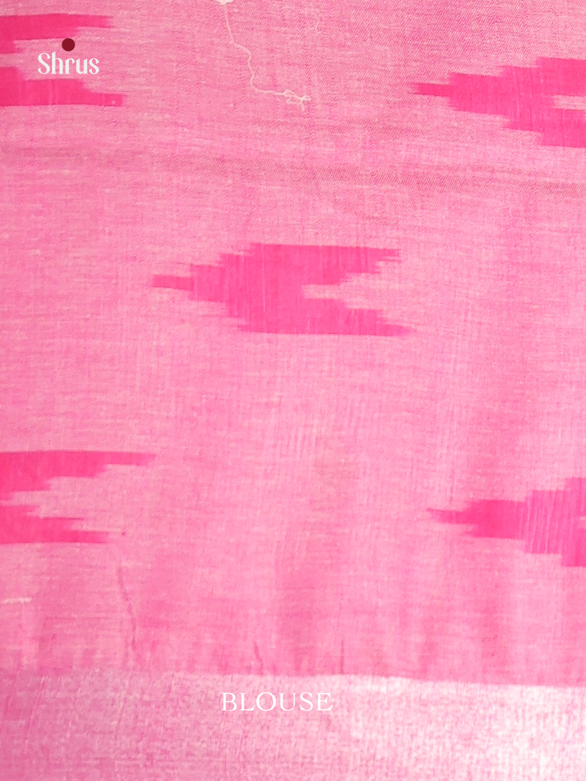 Yellow & Pink - Semi Ikkat Saree