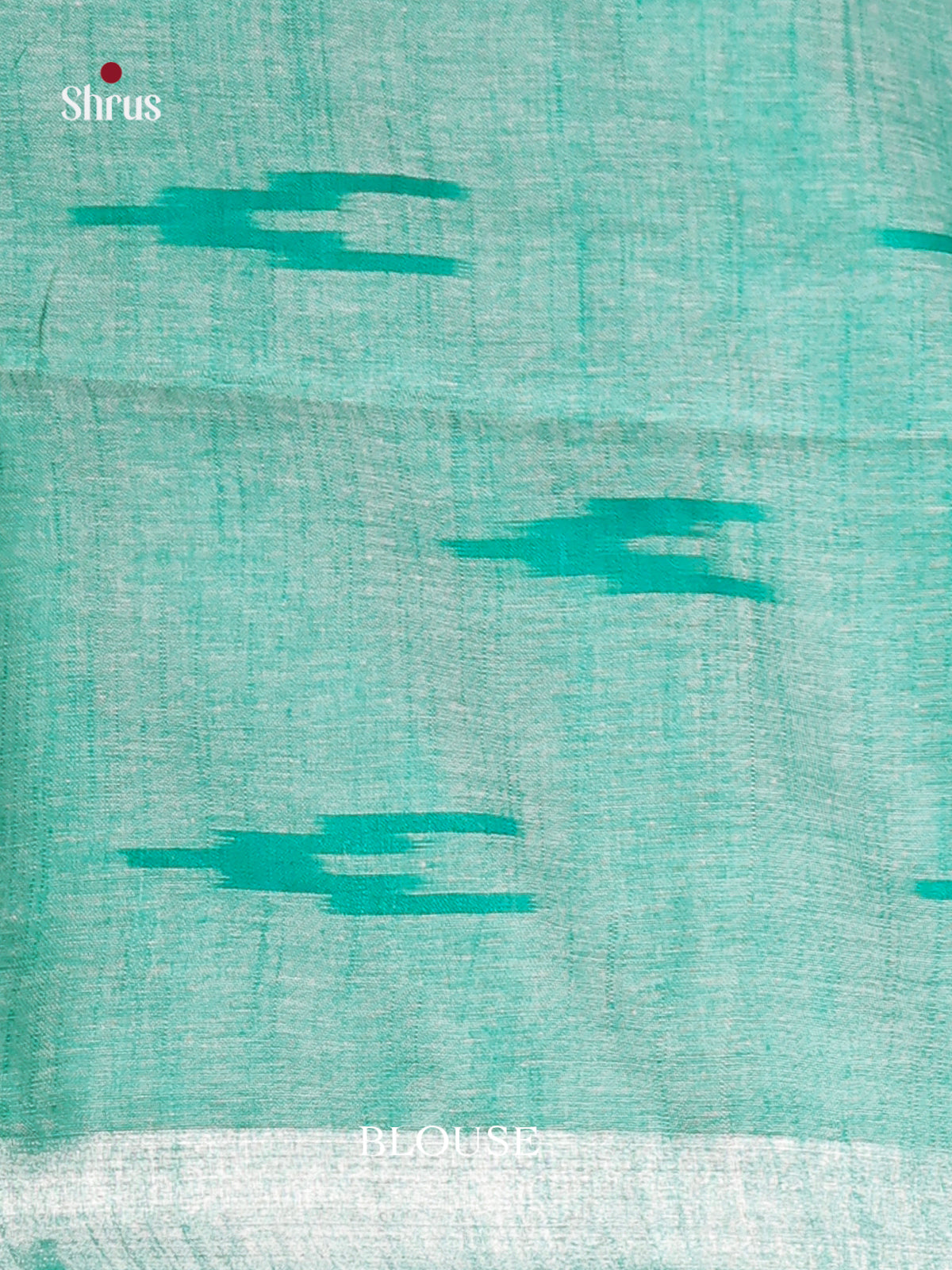 Pastel Green & Green - Semi Ikkat Saree - Shop on Shrus.com
