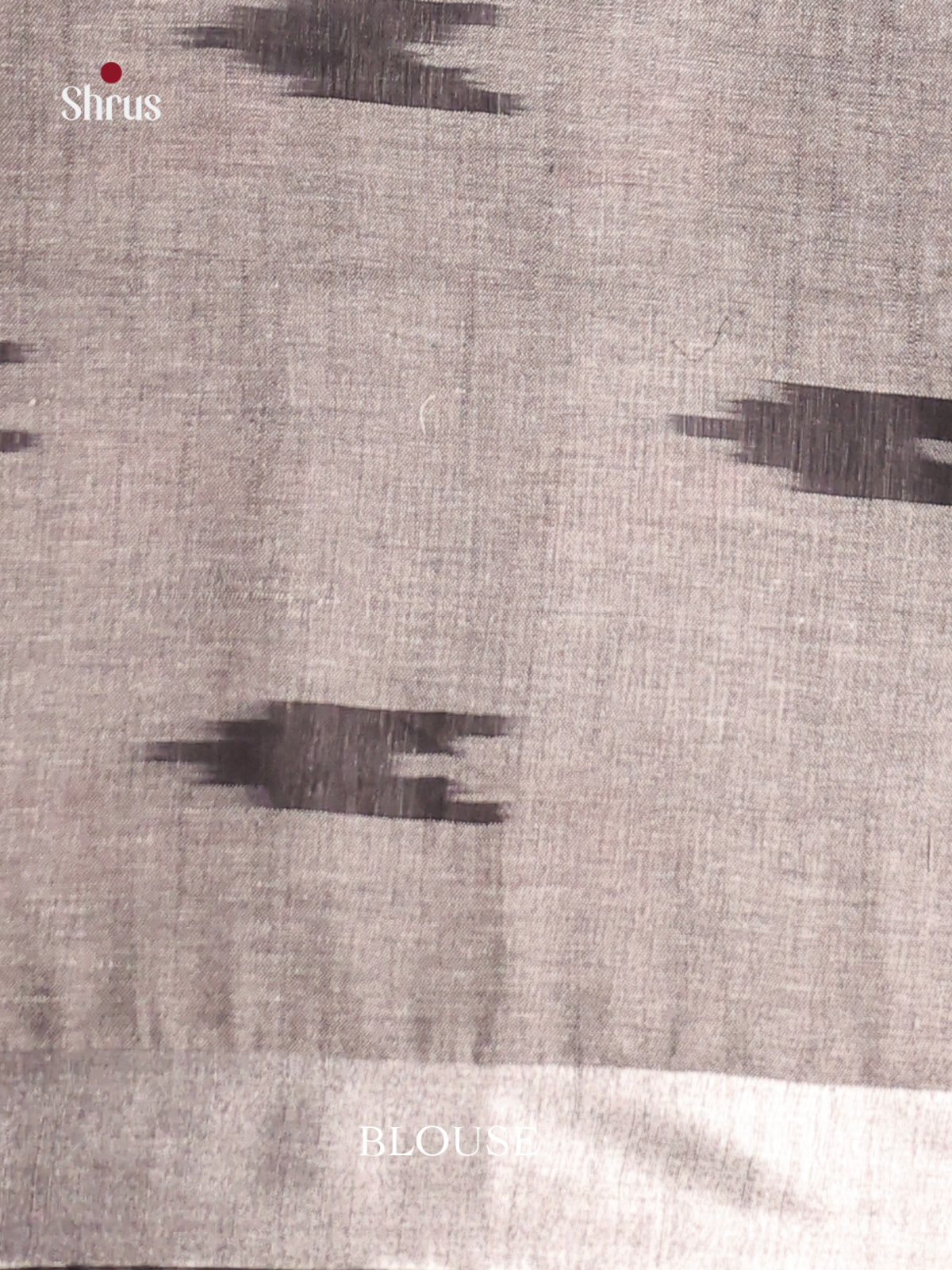 Yellow & Grey - Semi Ikkat Saree - Shop on Shrus.com