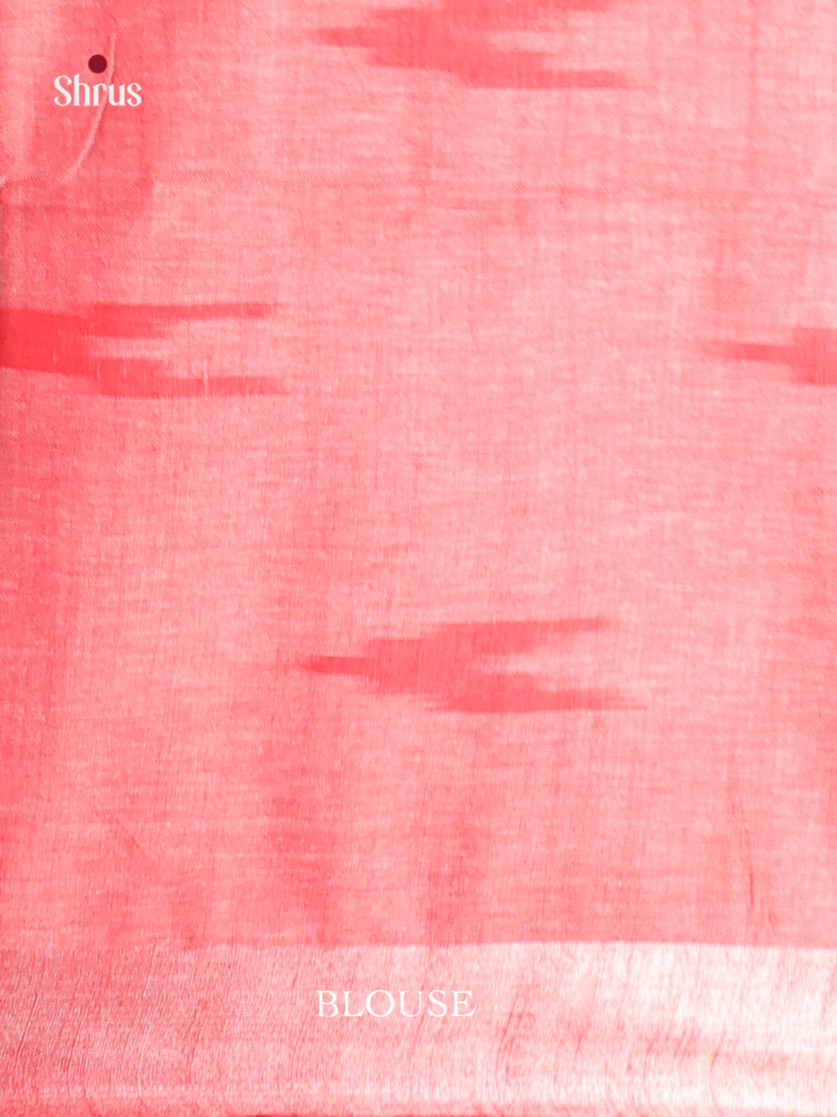 White & Red - Semi Ikkat Saree - Shop on Shrus.com
