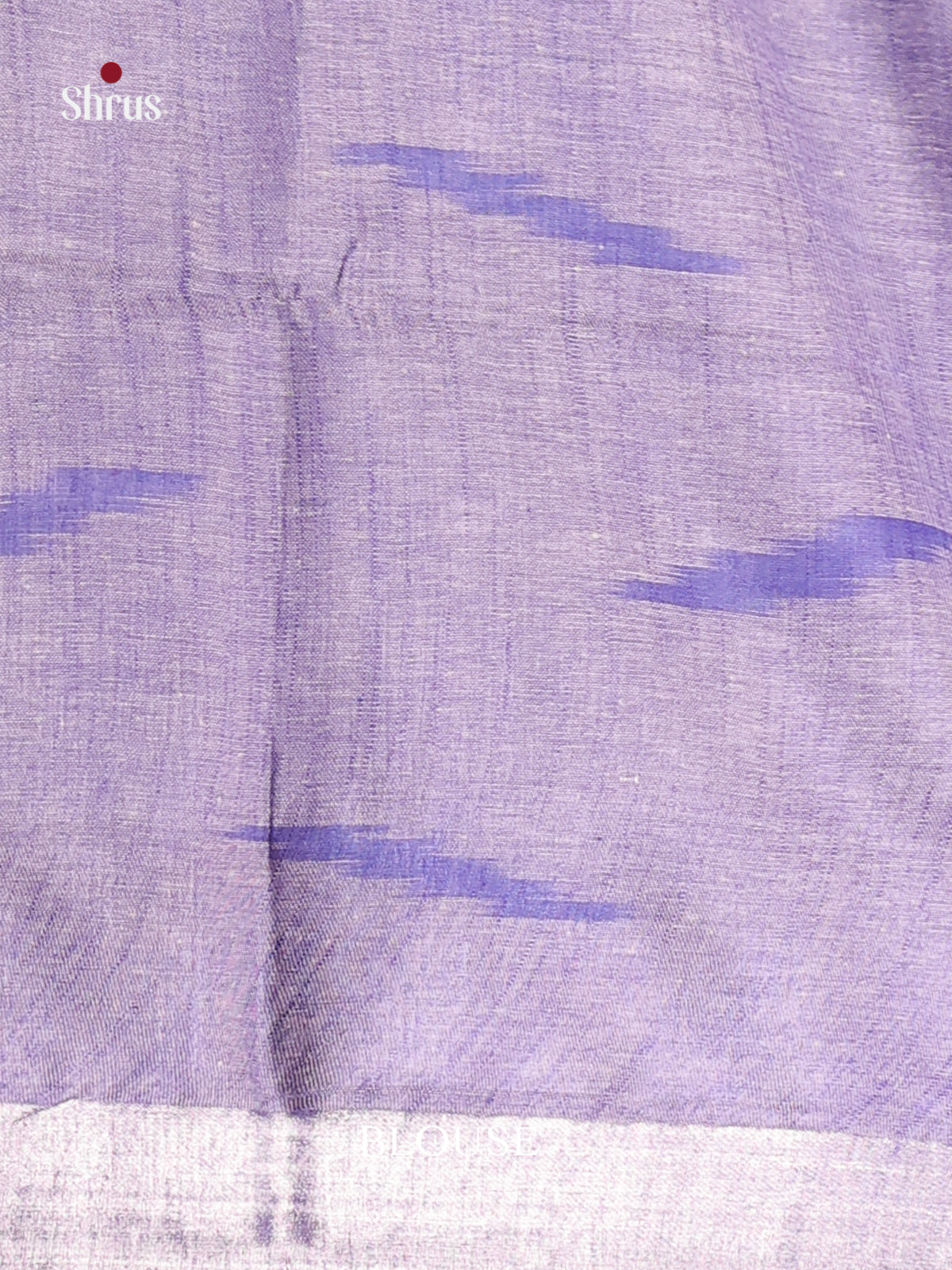 Grey & Purple - Semi Ikkat Saree - Shop on Shrus.com