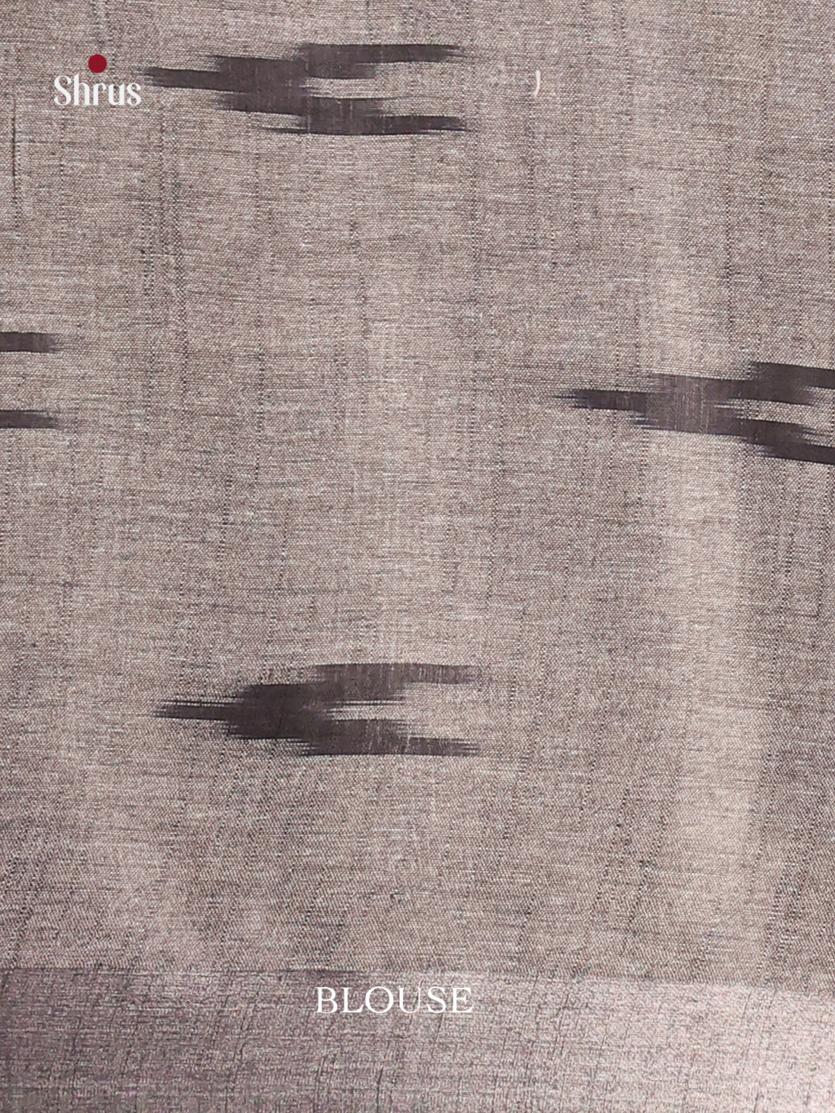 Grey & Black - Semi Ikkat Saree - Shop on Shrus.com