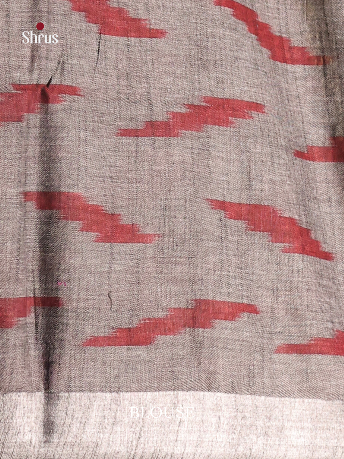 Yellow & Grey - Semi Ikkat Saree - Shop on Shrus.com