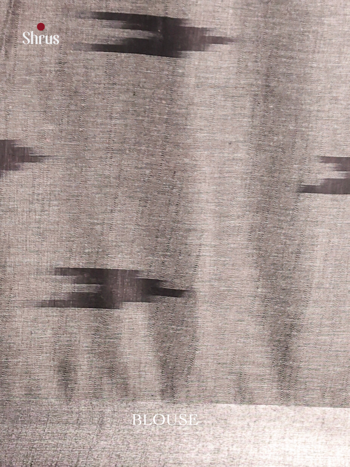 Pastel Blue & grey - Semi Ikkat Saree - Shop on Shrus.com