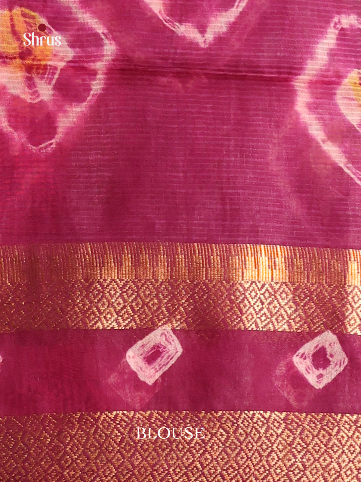 DIS05291 - Shibori Saree - Shop on Shrus.com