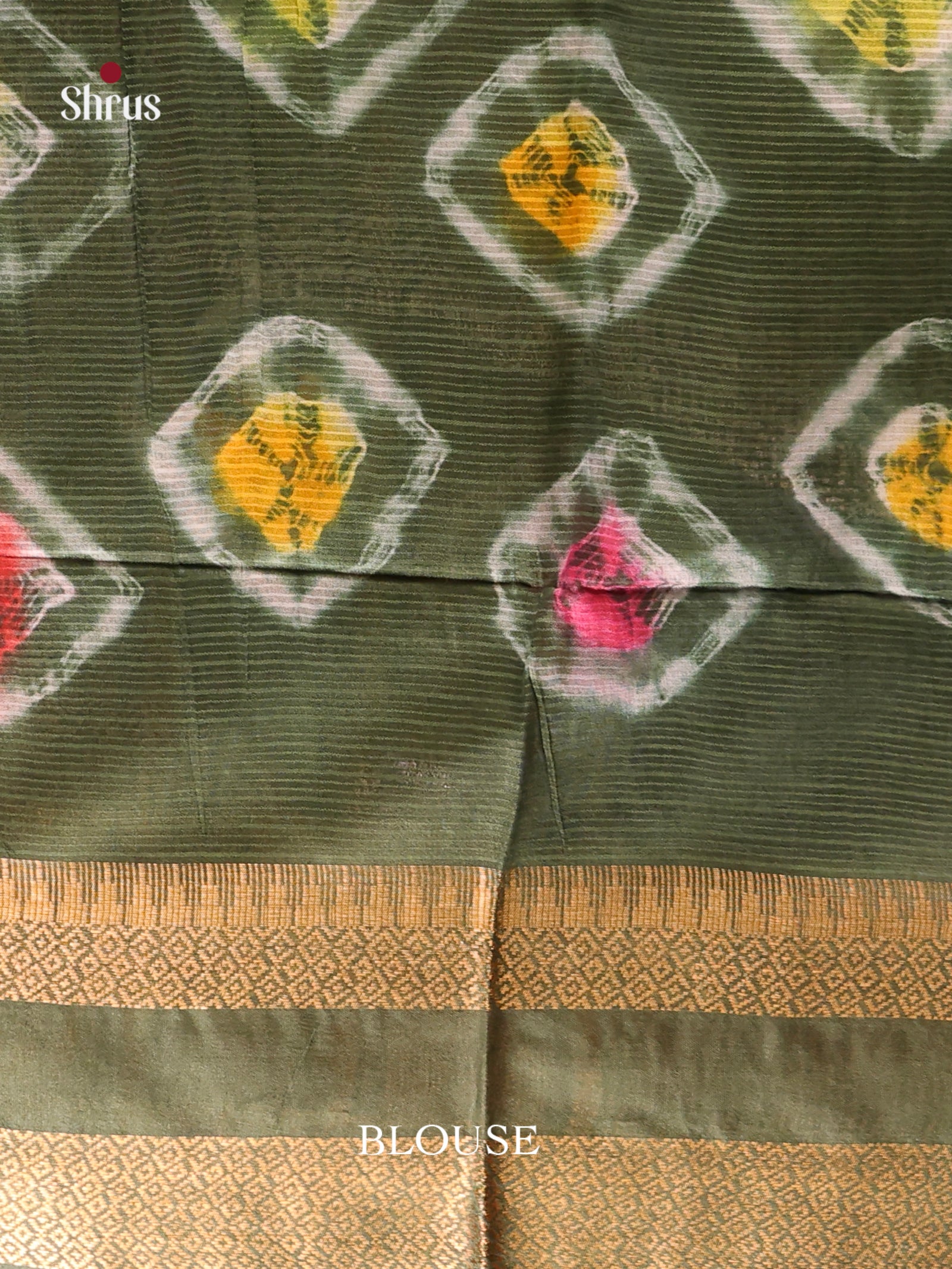 DIS05293 - Shibori Saree - Shop on Shrus.com