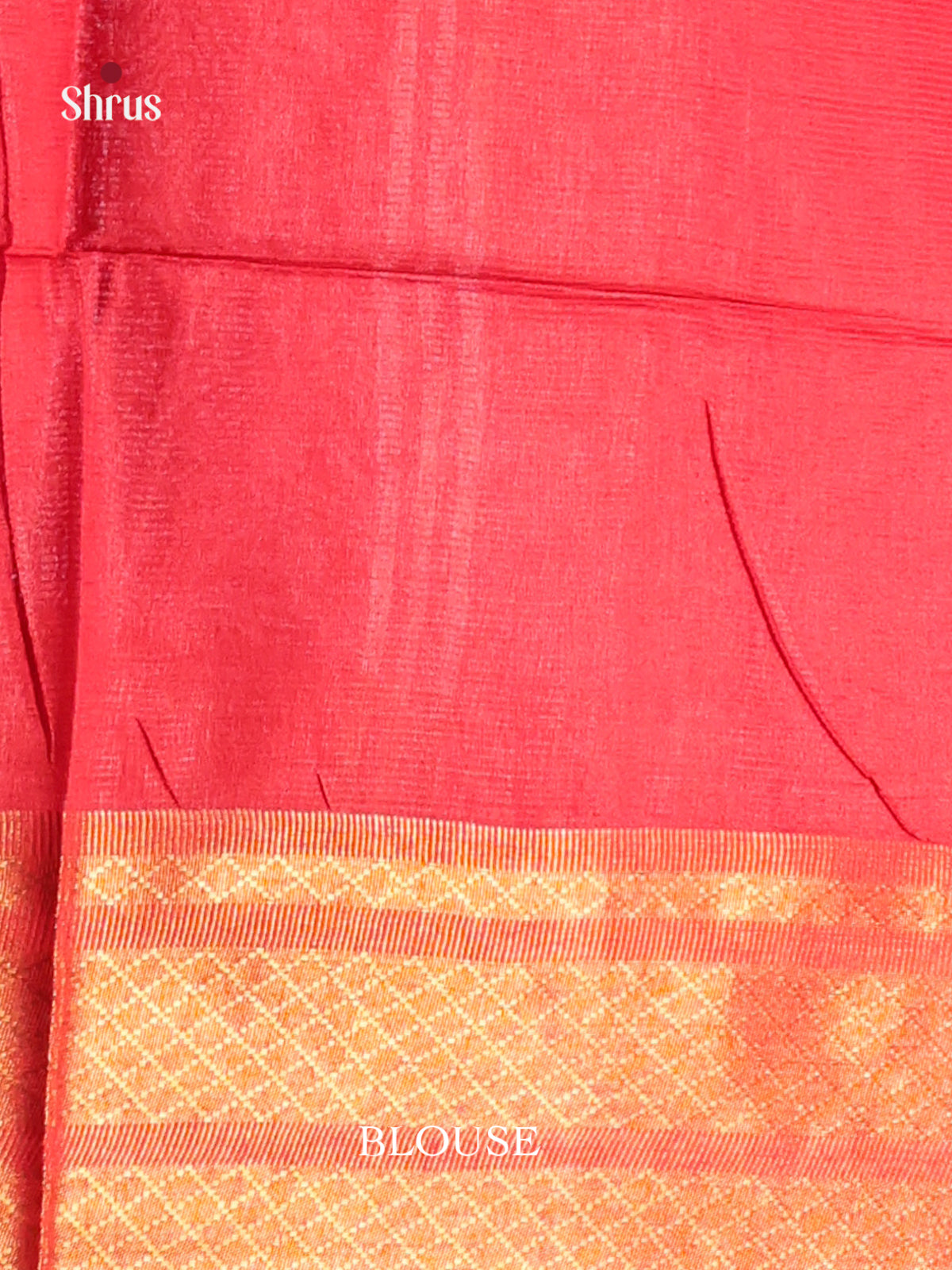 Brown & Red - Shibori Saree