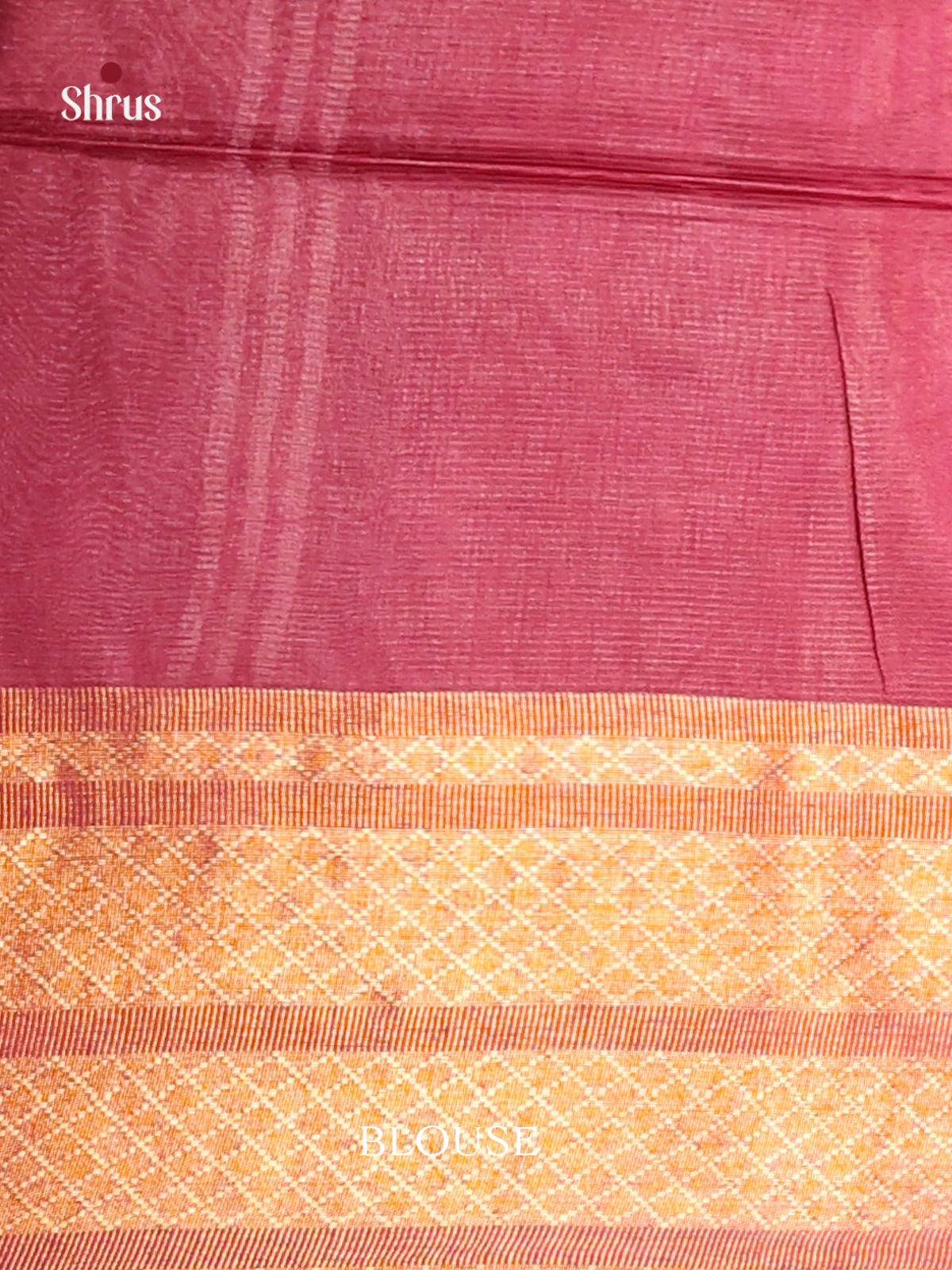 Brown & Maroon - Shibori Saree
