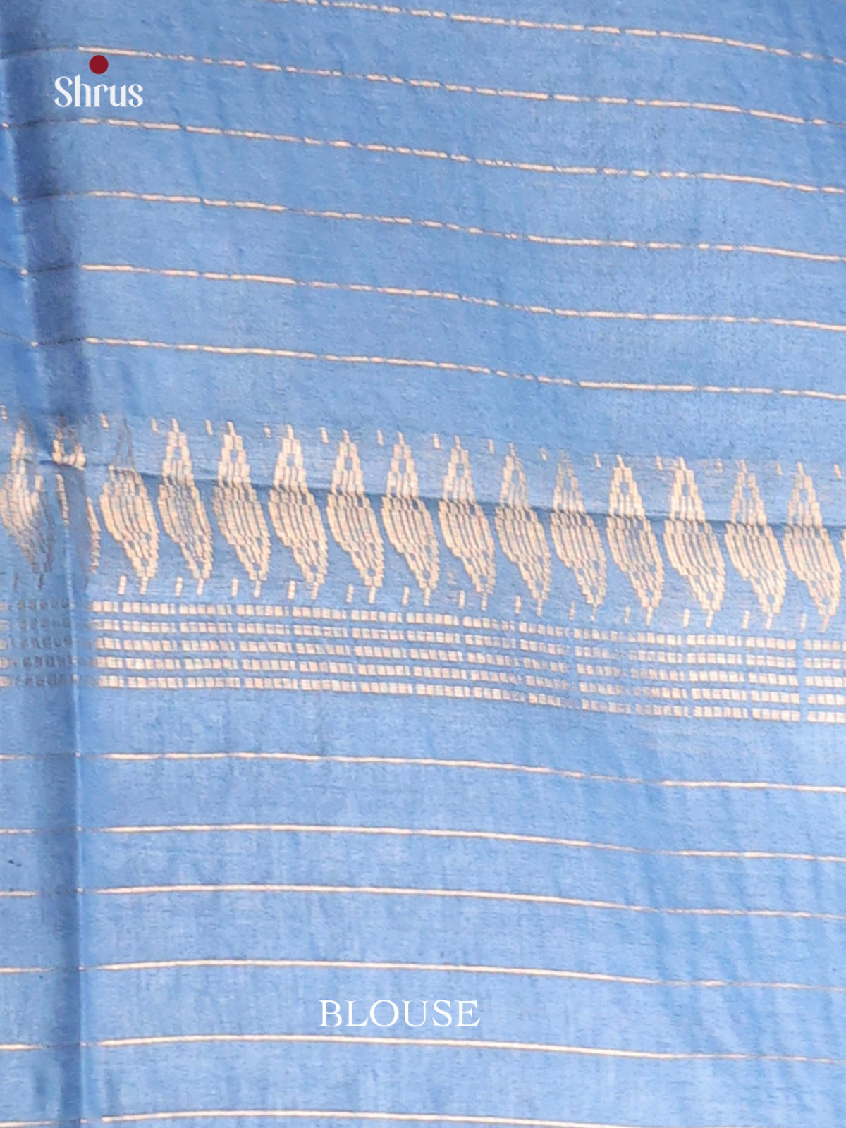 Navy Blue & Blue - Shibori Saree - Shop on Shrus.com