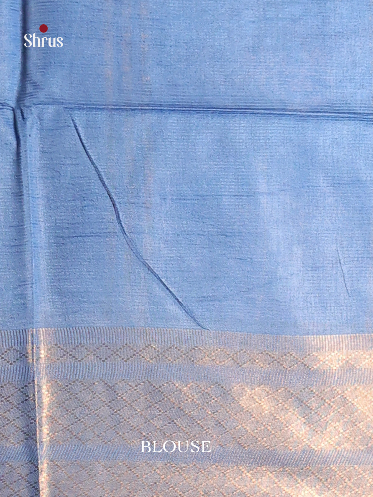 Navy Blue & Blue- Shibori Saree - Shop on Shrus.com