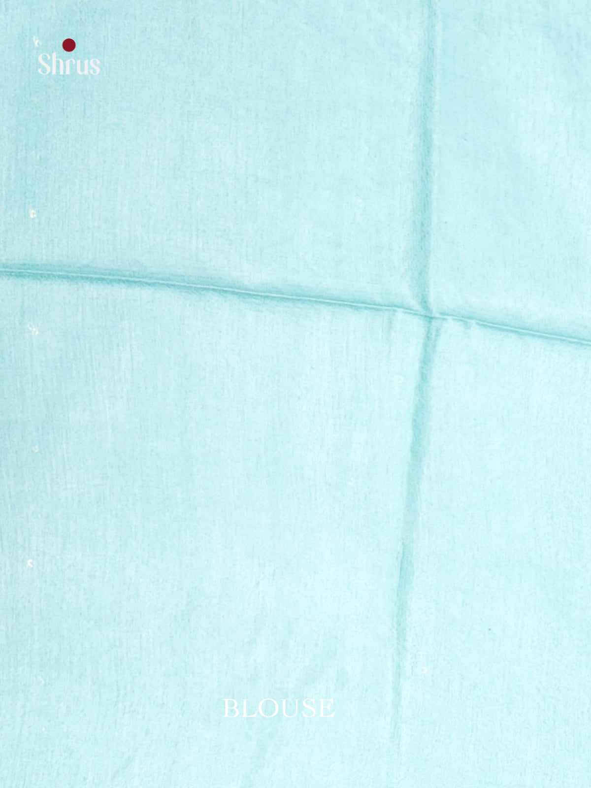 Cream & Ice Blue- Shibori Saree