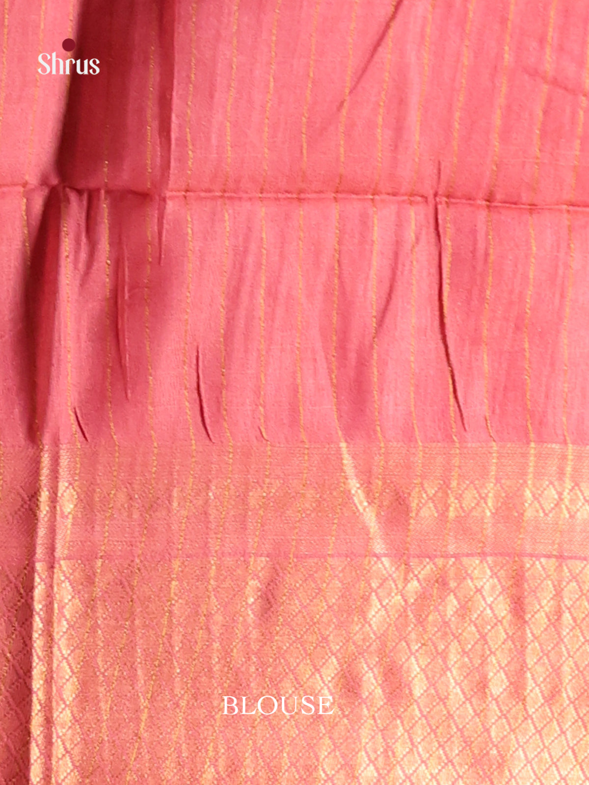 Maroon & Orangish Pink - Shibori Saree - Shop on Shrus.com