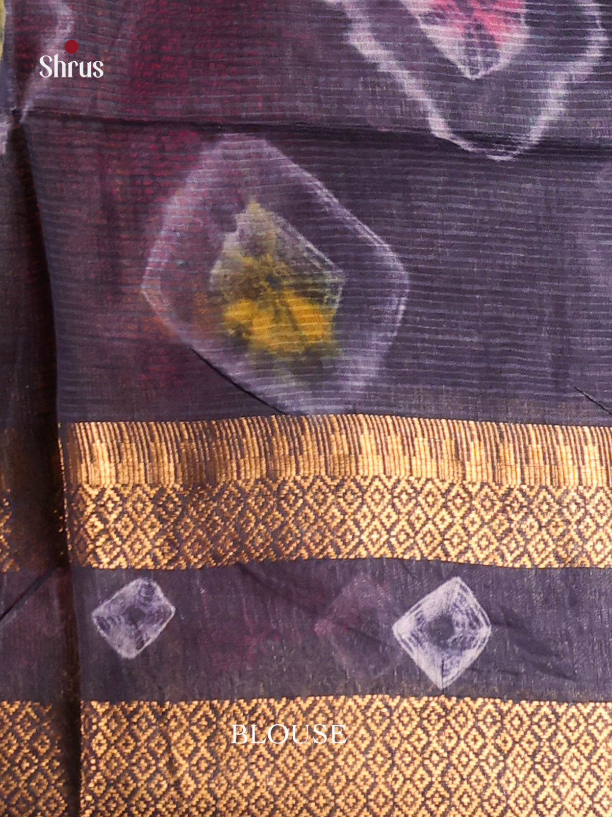 DIS05464 - Shibori Saree - Shop on Shrus.com