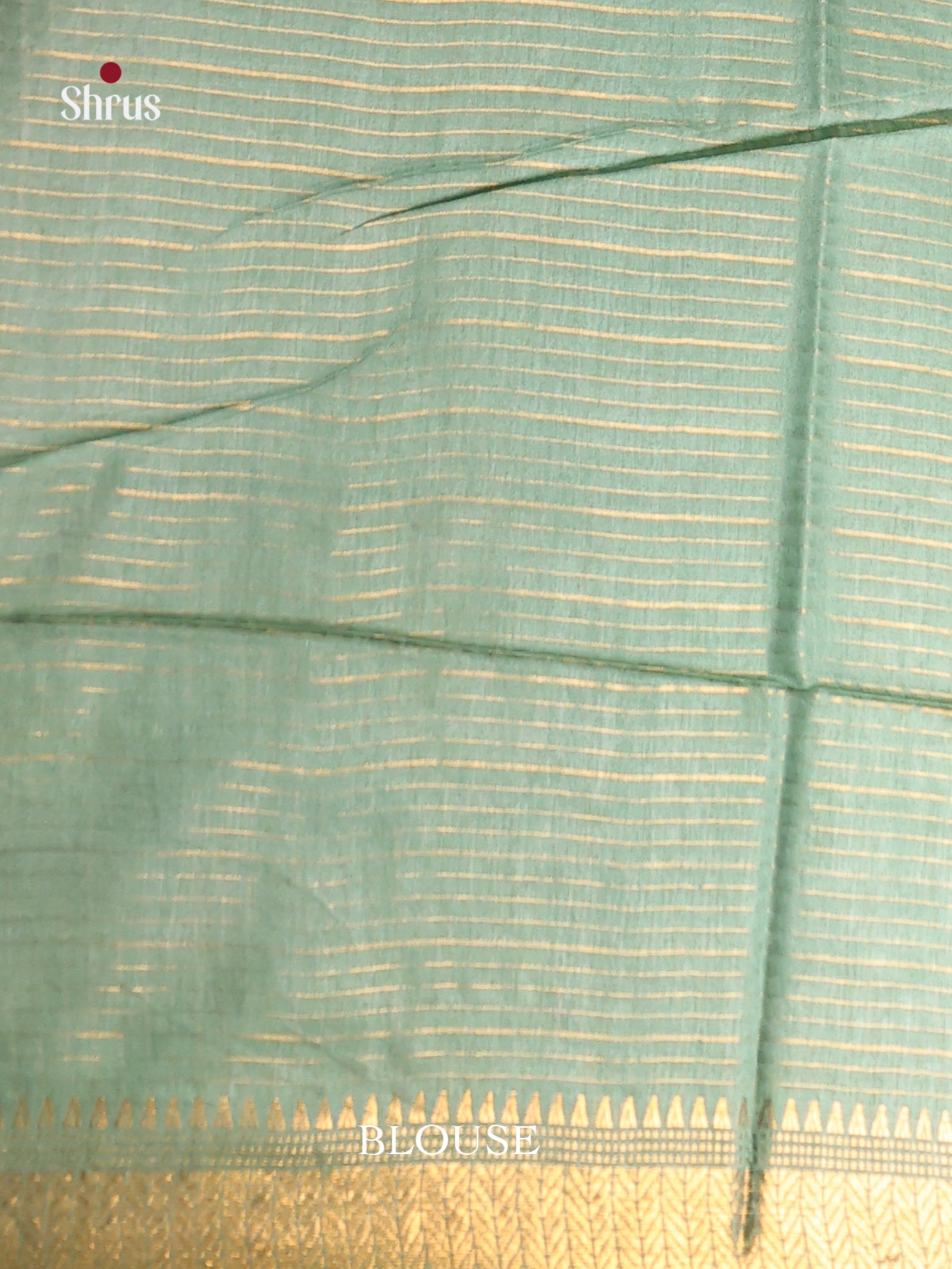 Green & Grey Green - Shibori Saree - Shop on Shrus.com