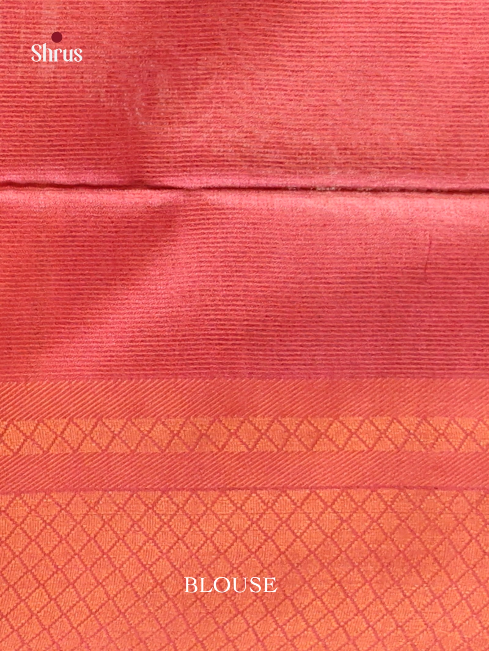 Maroon & Orangish Pink- Shibori Saree - Shop on Shrus.com