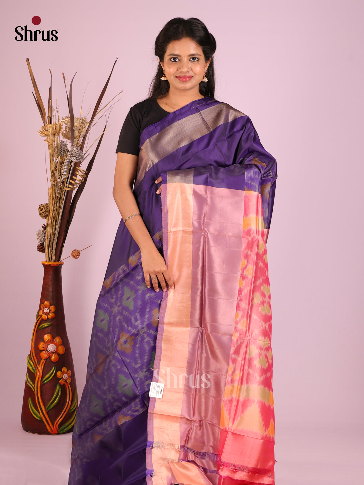 DIS05582 - Semi uppada Saree - Shop on Shrus.com