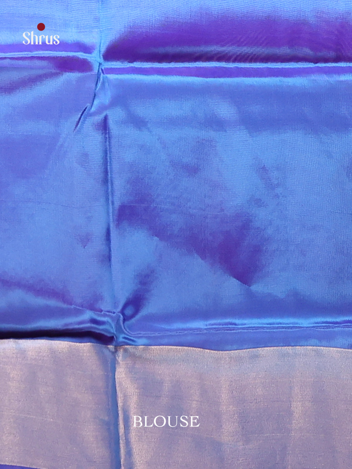 brick & Blue- Semi uppada Saree