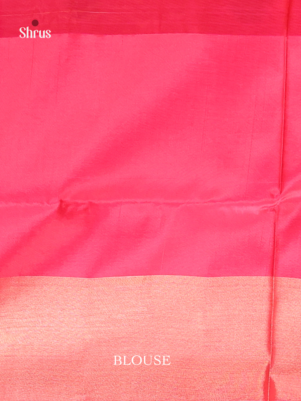 Peach & Red- Semi uppada Saree - Shop on Shrus.com