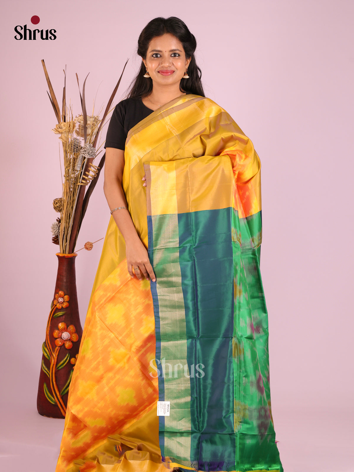 DIS05596 - Semi uppada Saree - Shop on Shrus.com