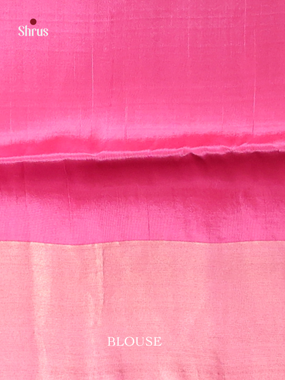 Green & Pink - Semi uppada Saree - Shop on Shrus.com