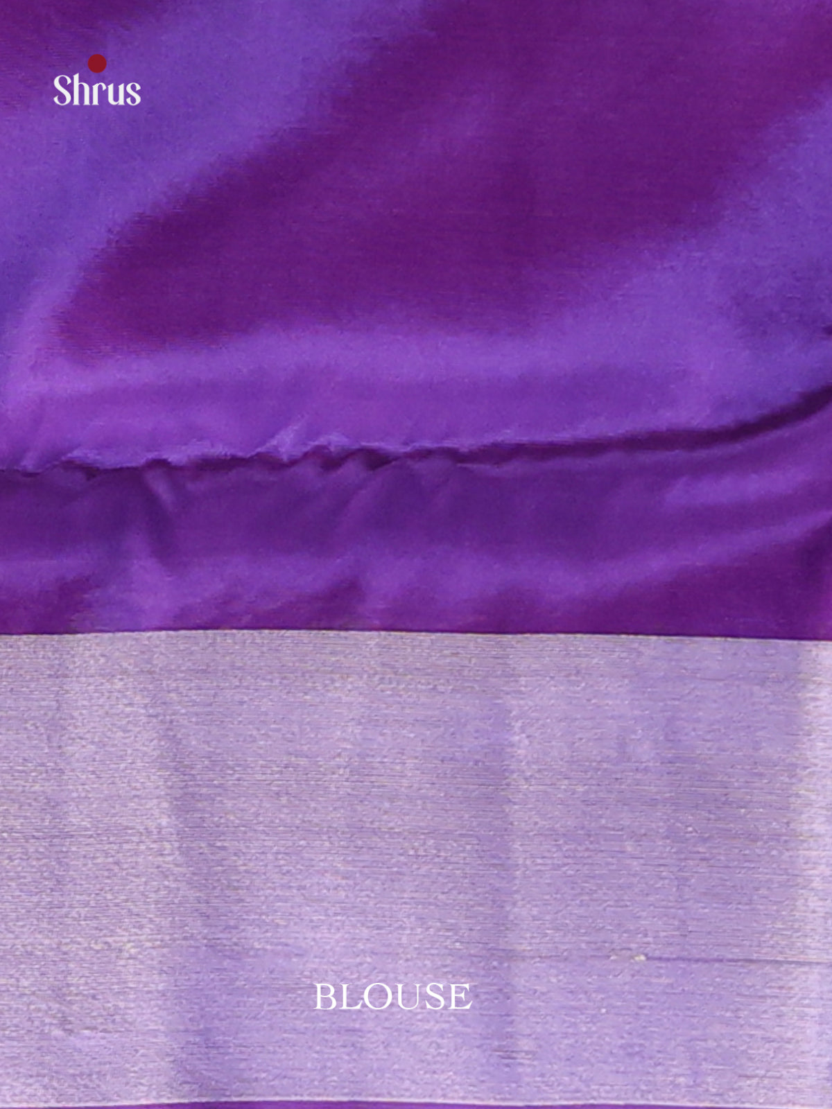 Blue & Purple- Semi uppada Saree