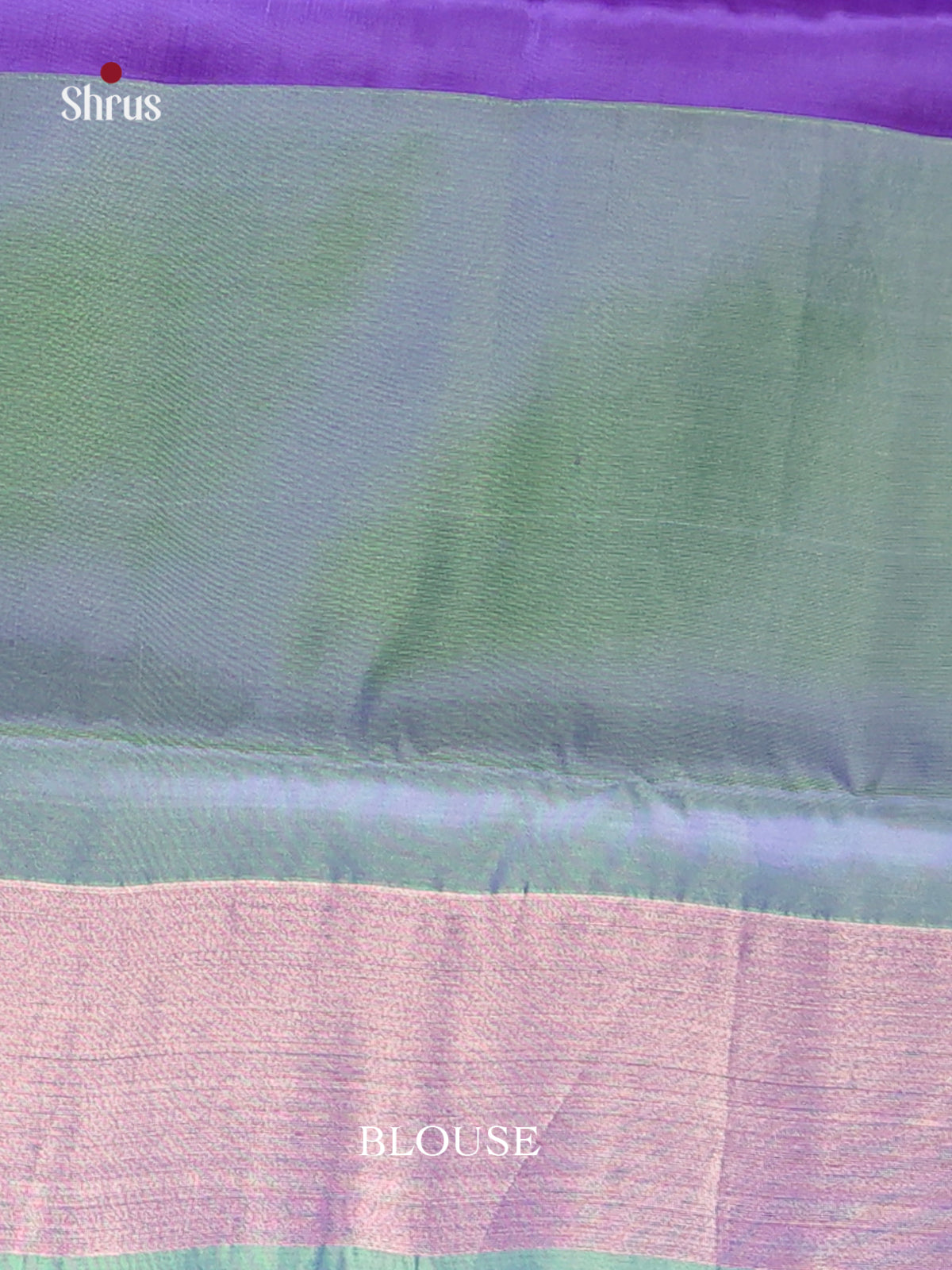 Peach & Green - Semi uppada Saree - Shop on Shrus.com