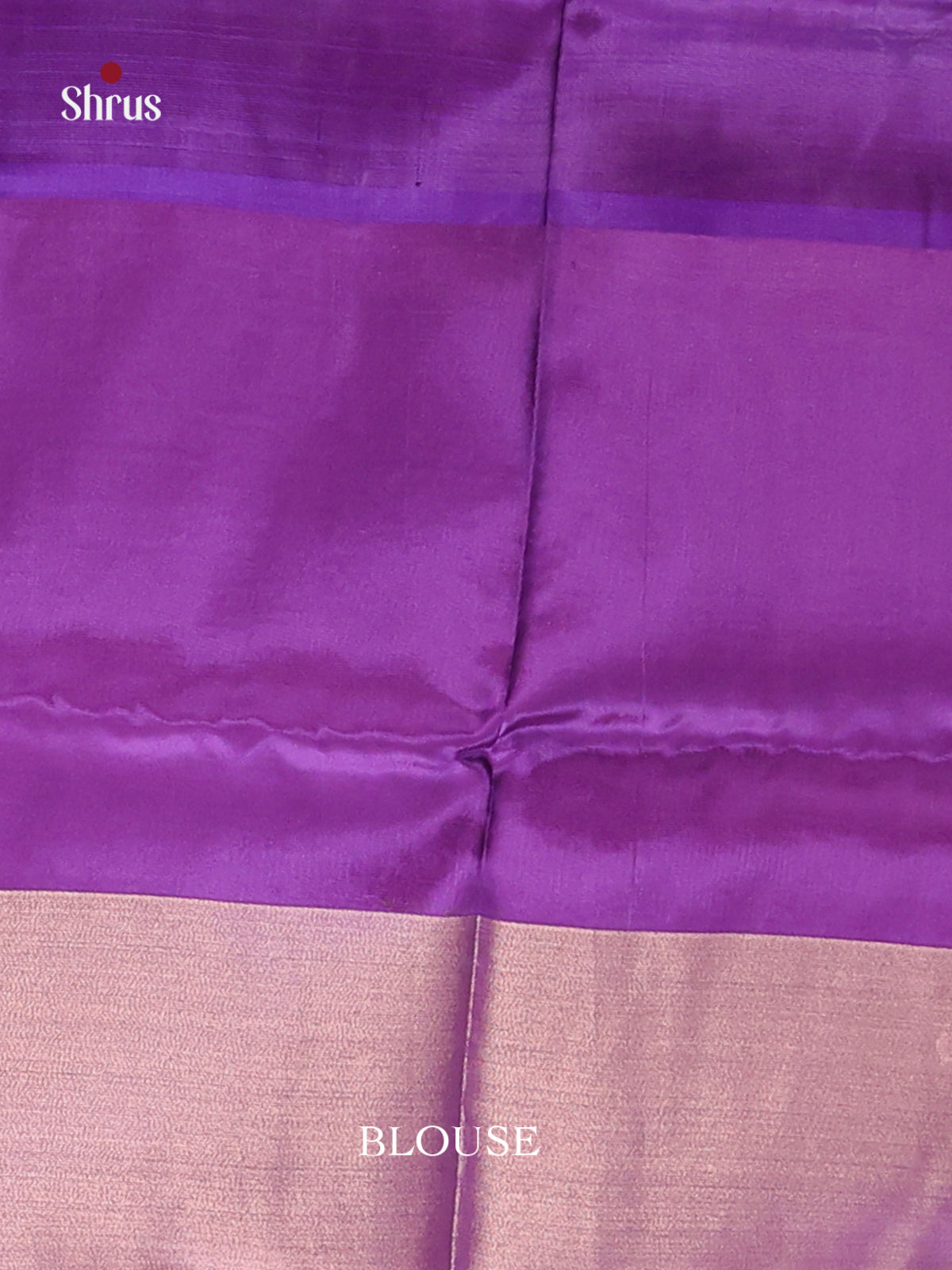 Peach & Purple- Semi uppada Saree - Shop on Shrus.com