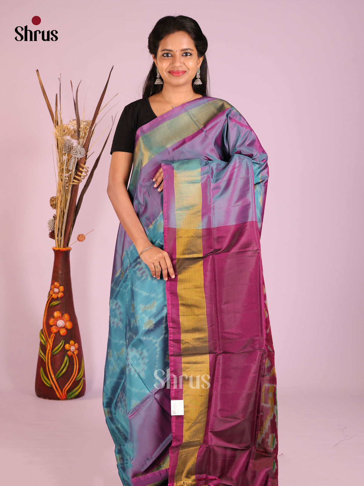 DIS05631 - Semi uppada Saree - Shop on Shrus.com