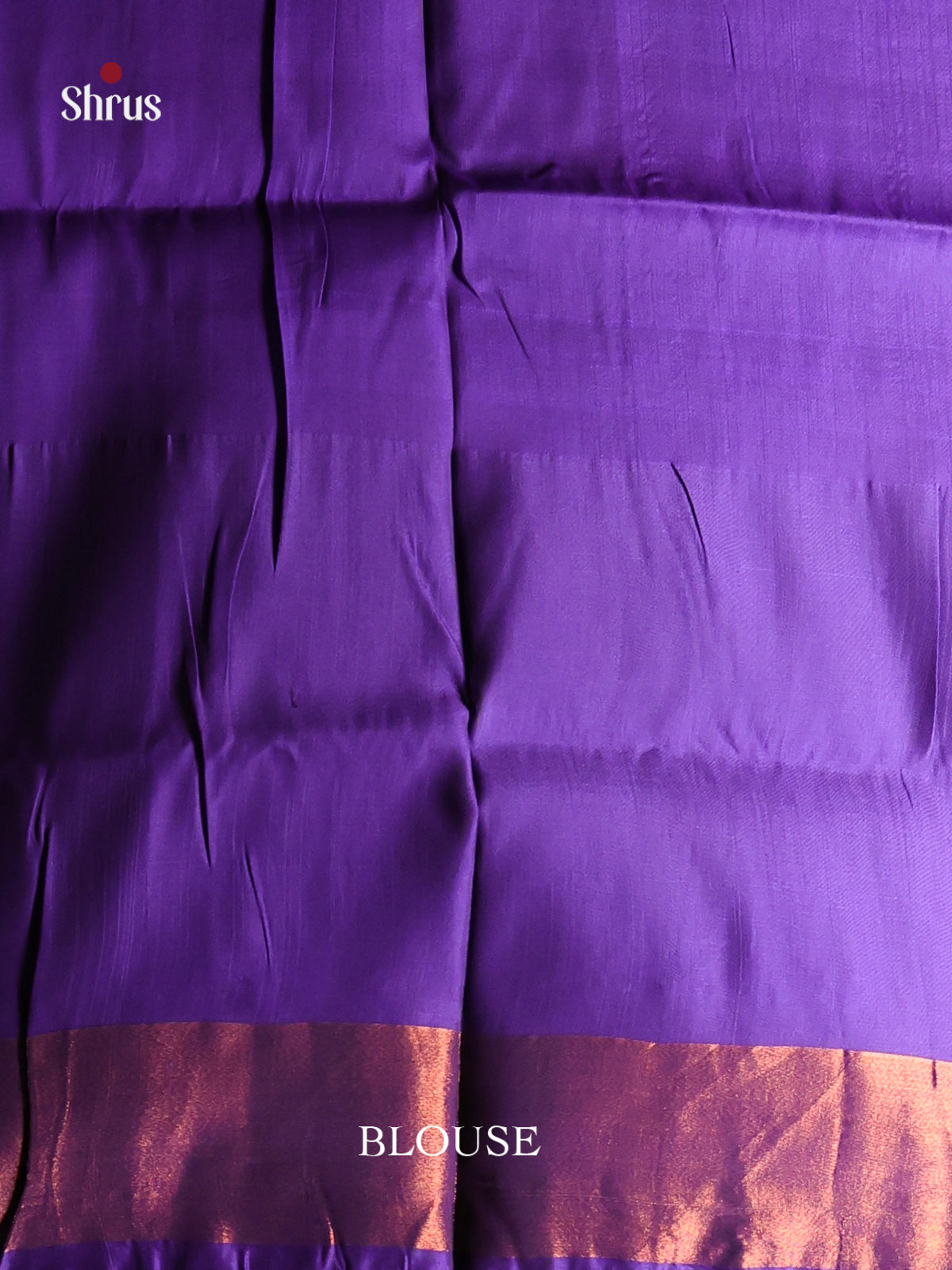 Grey Green & Violet - Semi uppada Saree