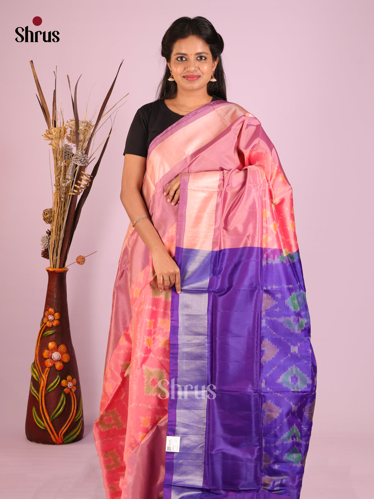 DIS05635 - Semi uppada Saree - Shop on Shrus.com