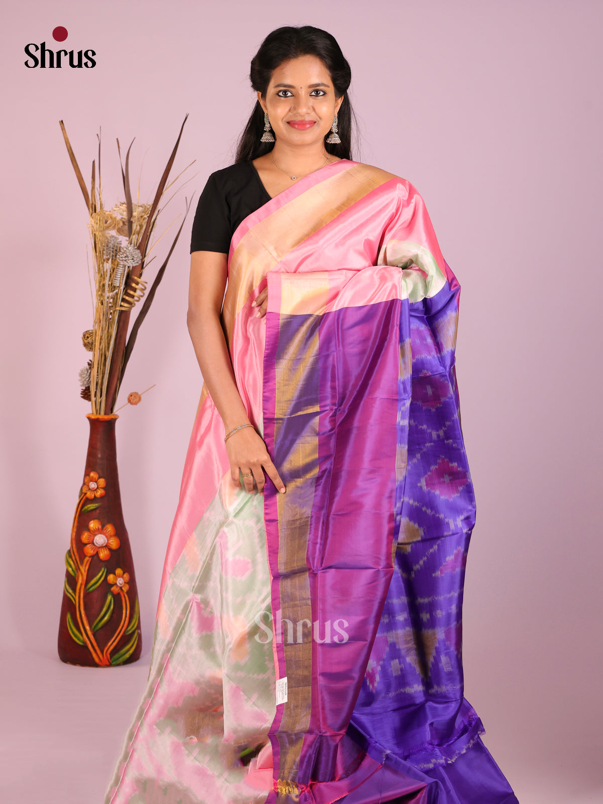 DIS05641 - Semi uppada Saree - Shop on Shrus.com