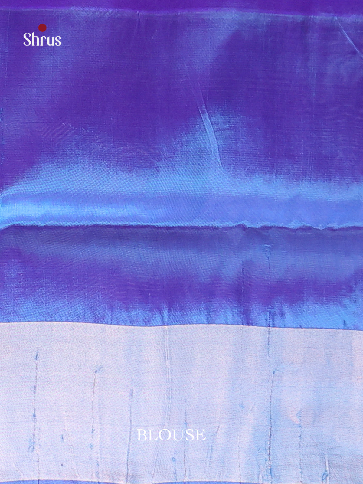 Brick & Blue - Semi uppada Saree