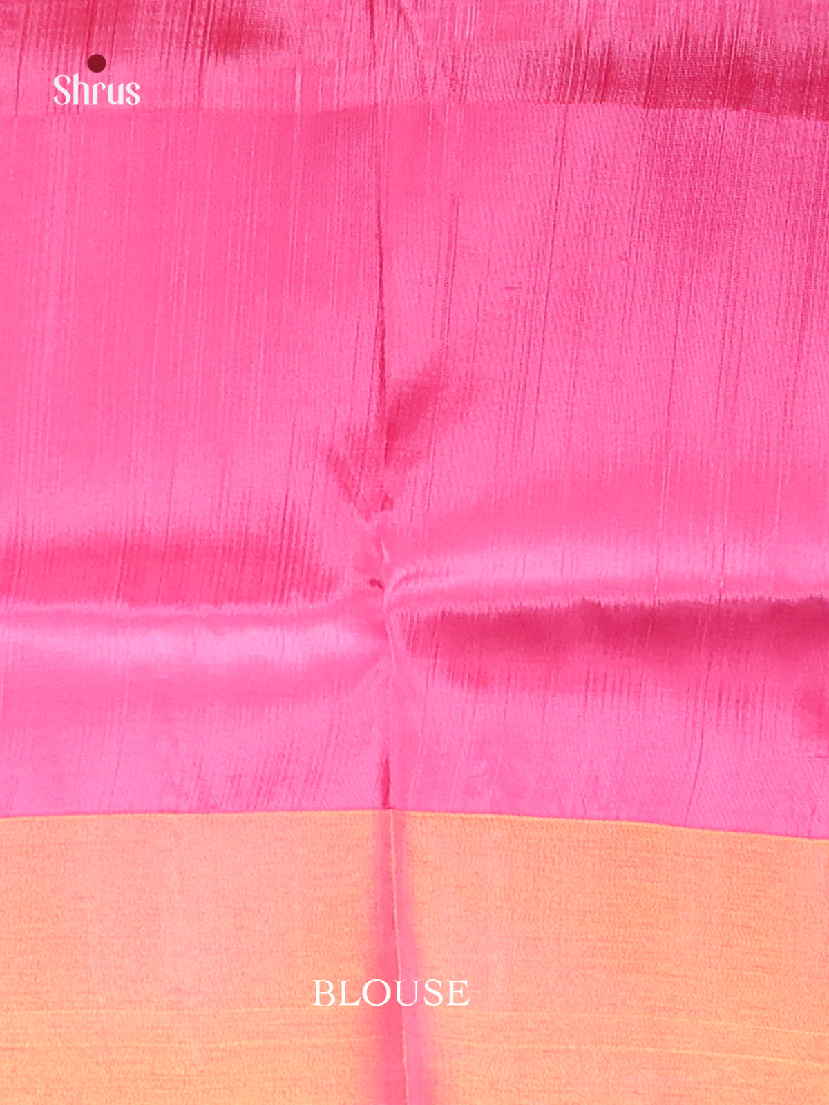 Blue & Pink - Semi uppada Saree