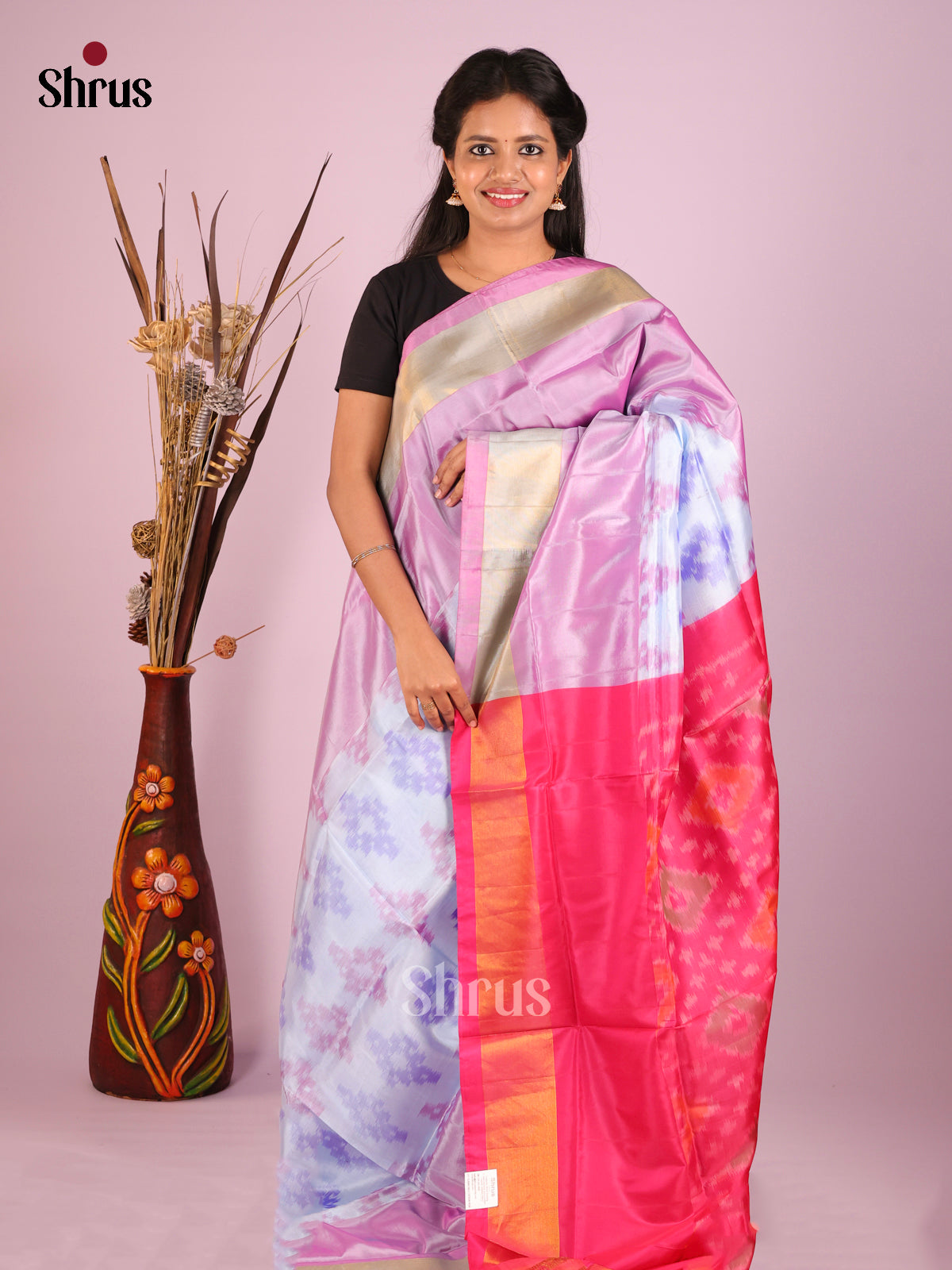 DIS05658 - Semi uppada Saree - Shop on Shrus.com