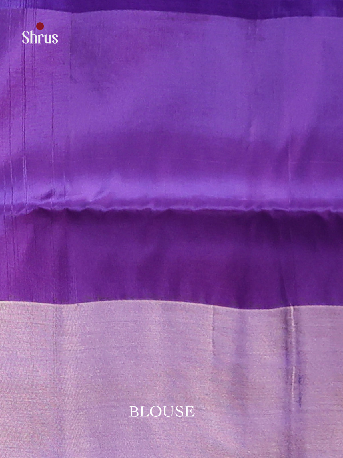 Blue & Purple- Semi uppada Saree